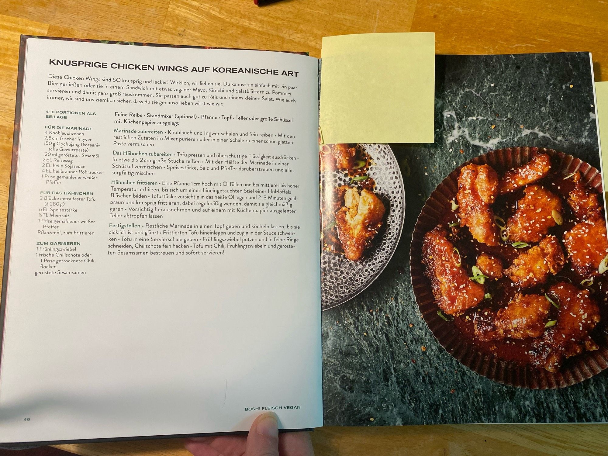 Das Rezept aus dem Kochbuch: „Knusprige Chicken Wings auf Koreanische Art“