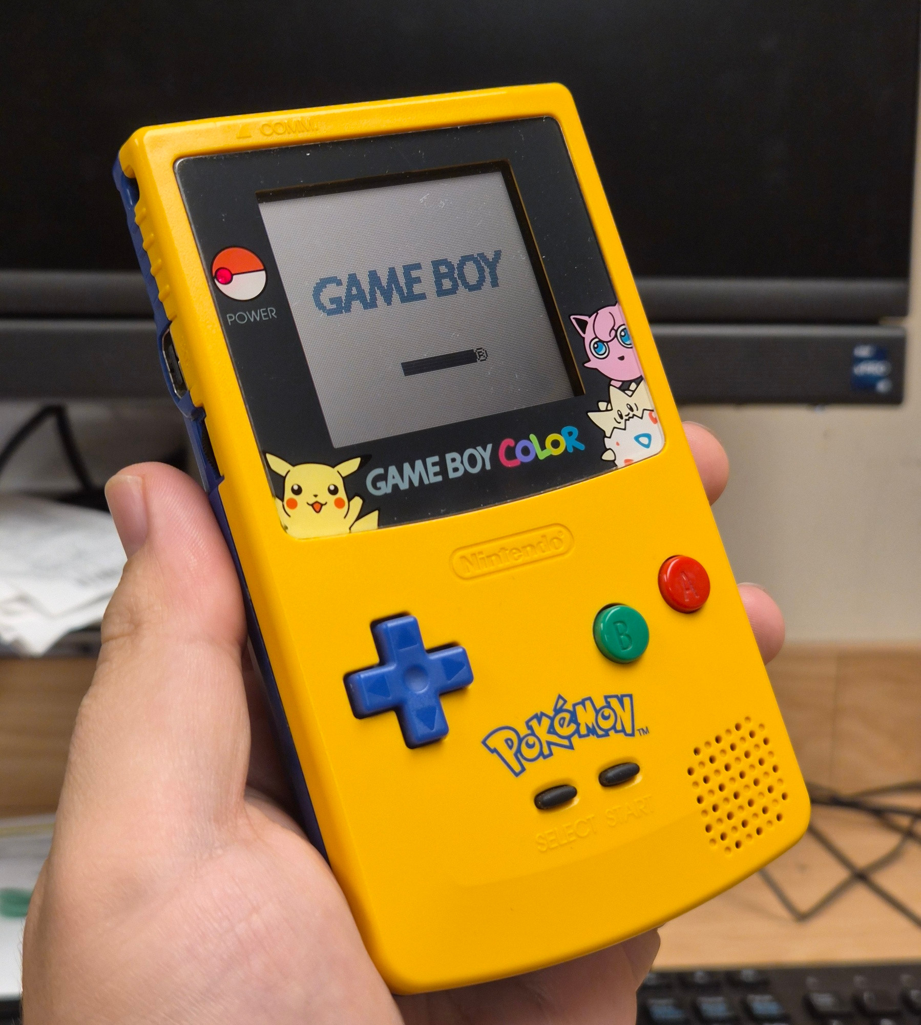 Pokémon Yellow edition Game Boy Color