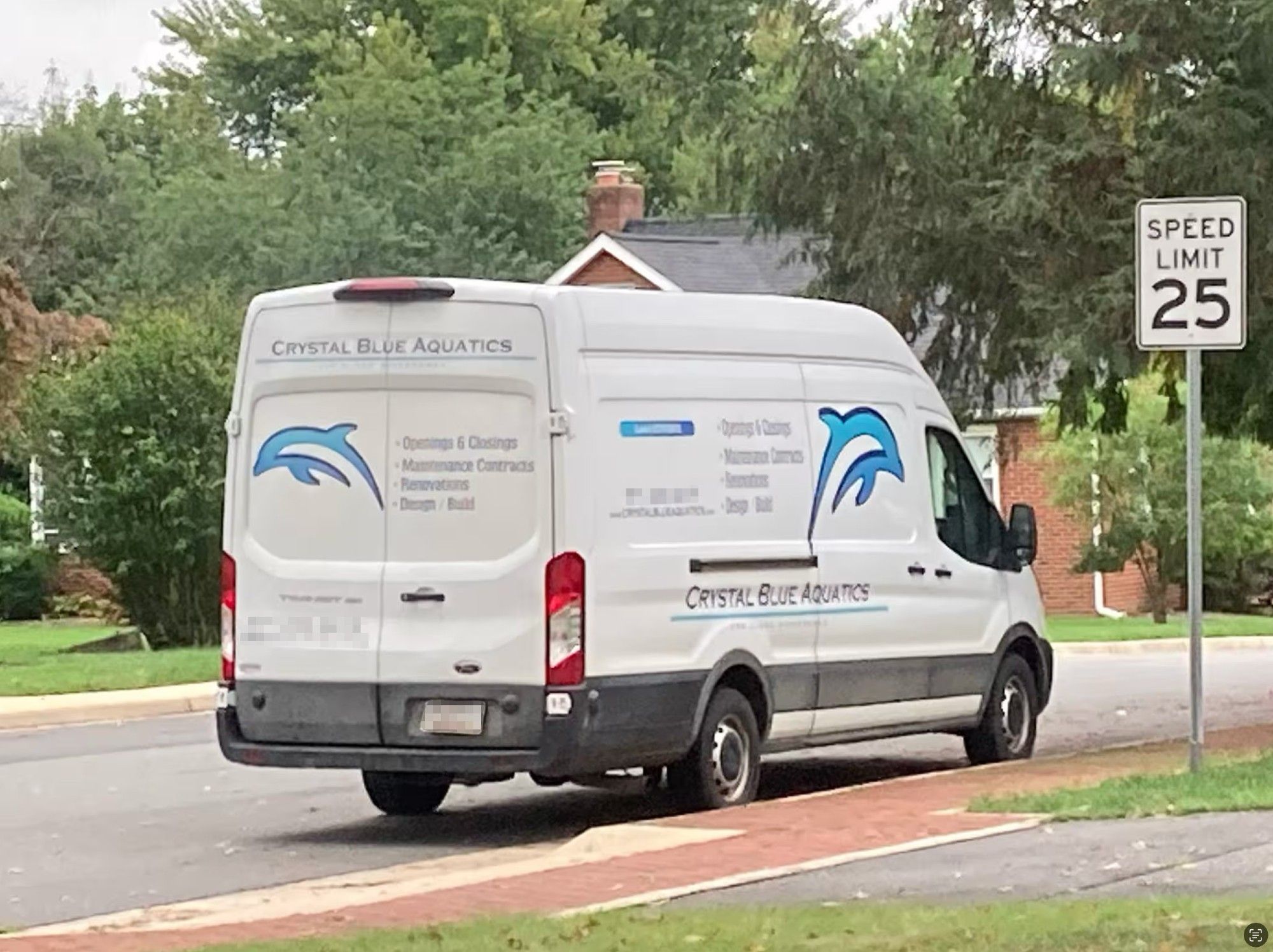 Work truck with the Dolphin Emulator logo on it.