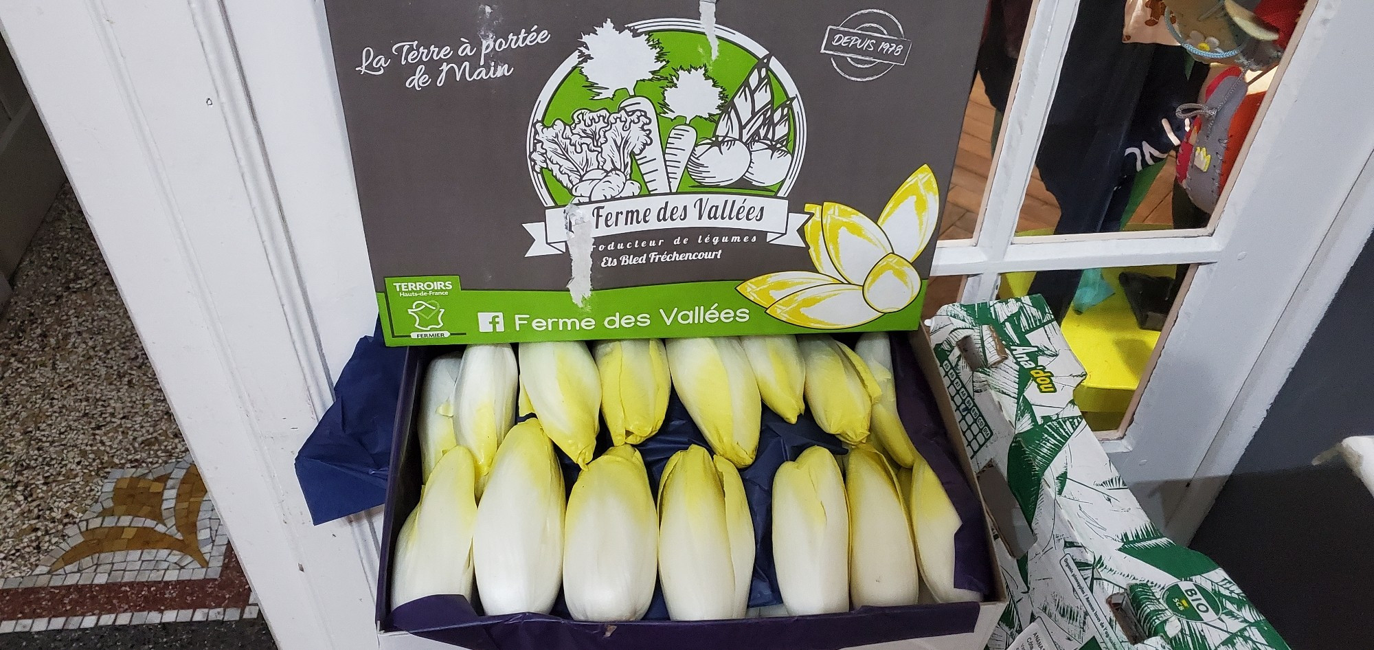 Un paquet d'endives... soit 4 putain de kilos