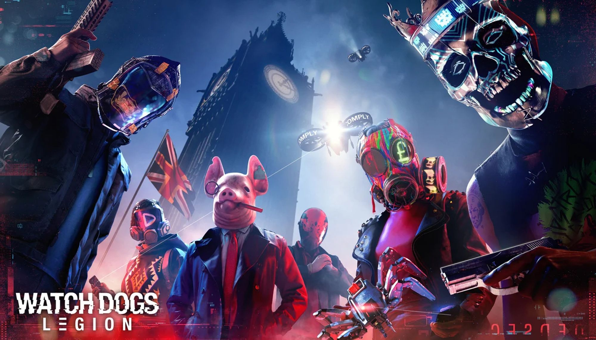 Key art for Watch Dogs Legion