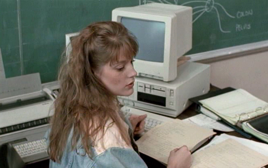 Classroom computer from the film Brain Twisters (1991).