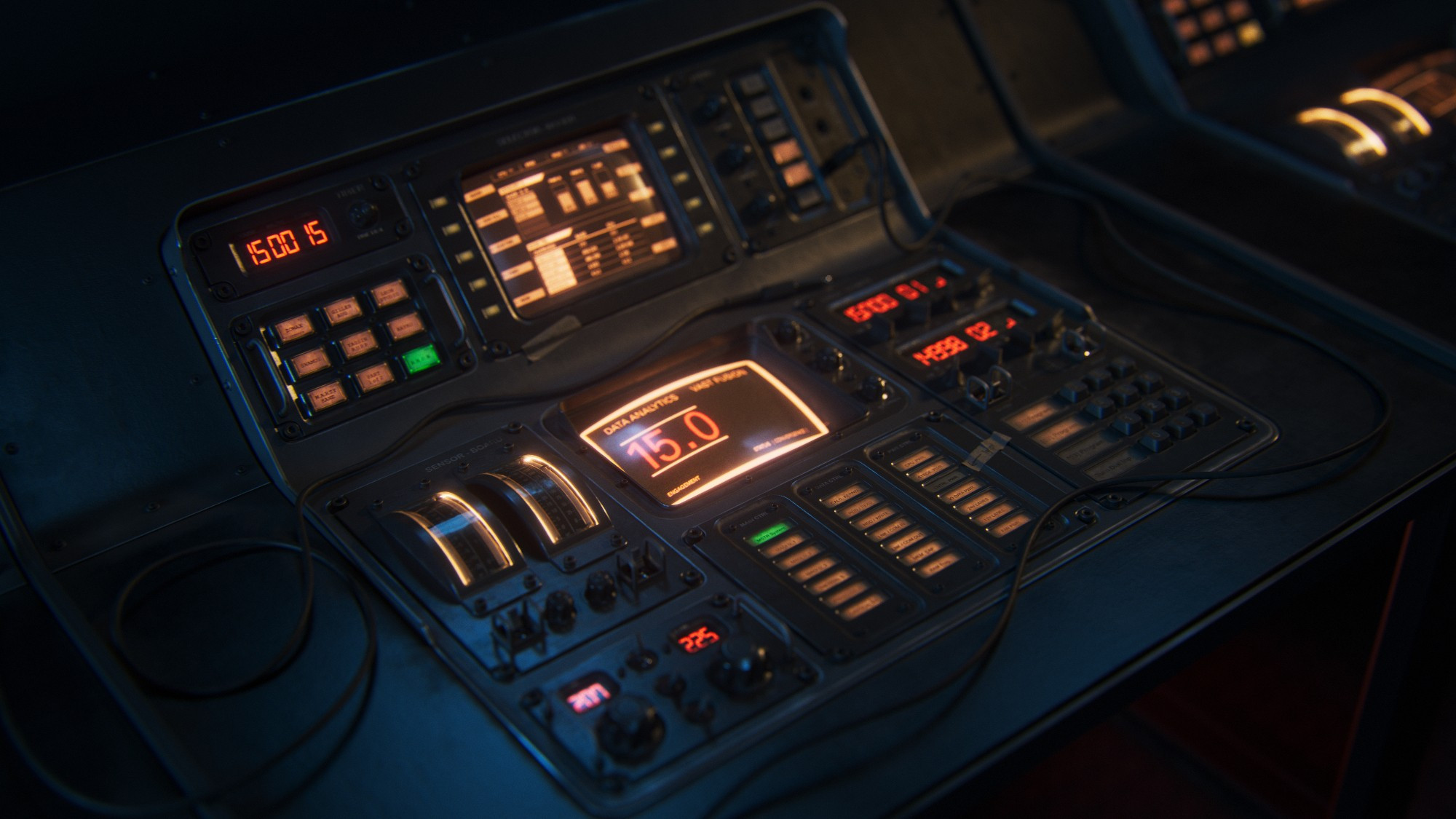 Console Retro Screen 3D CGI Blender Artwork Cycles