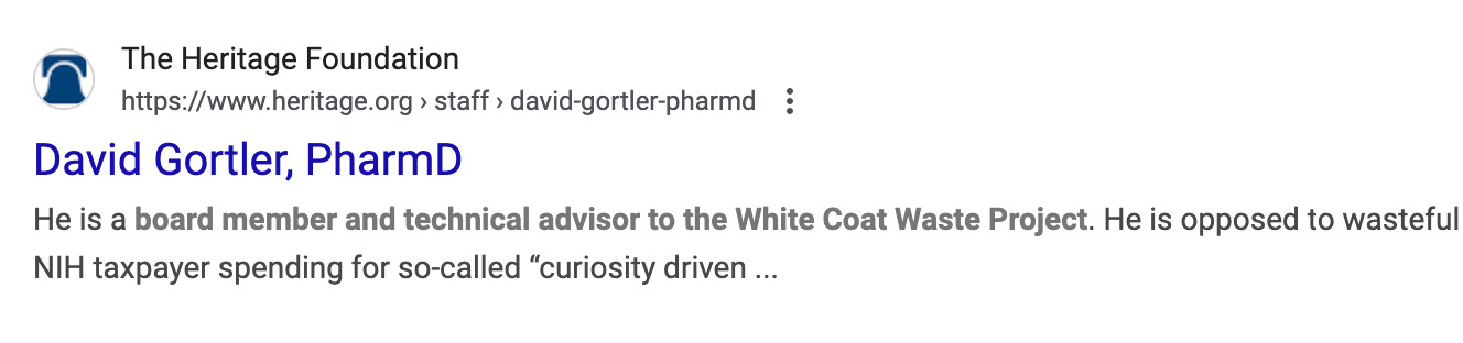 David Gortler is a staffer at the Heritage Foundation