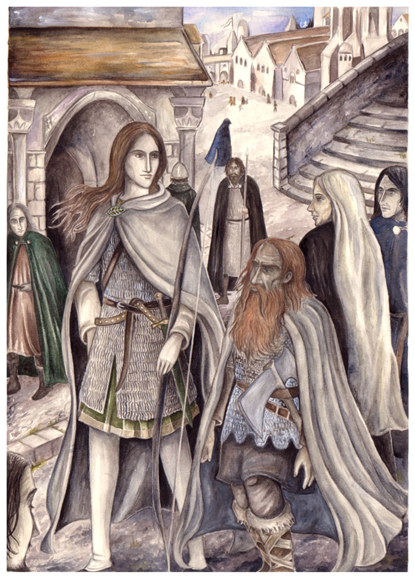 "Légolas and Gimli" de Peter Xavier Price