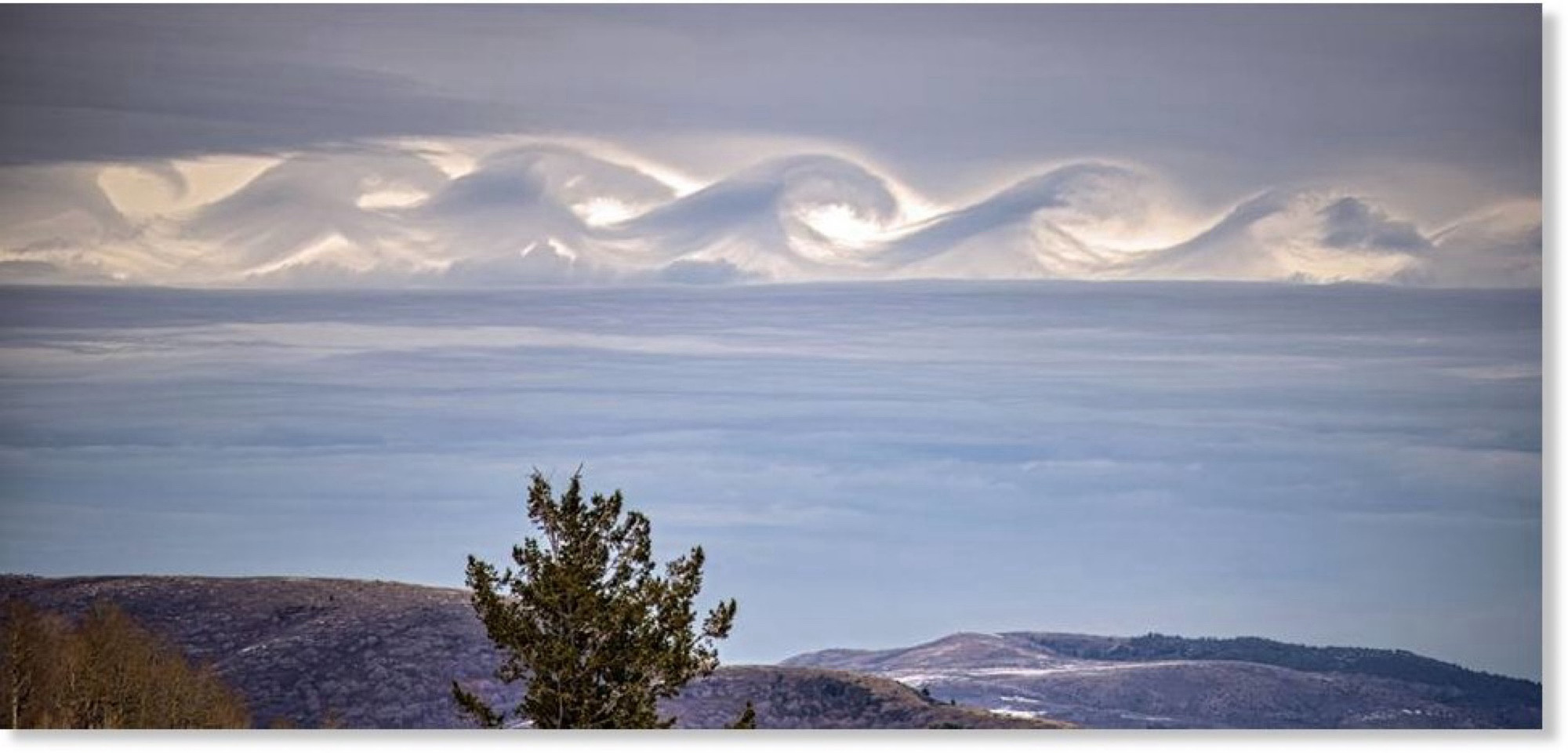 Nuages de Kelvin-Helmholtz