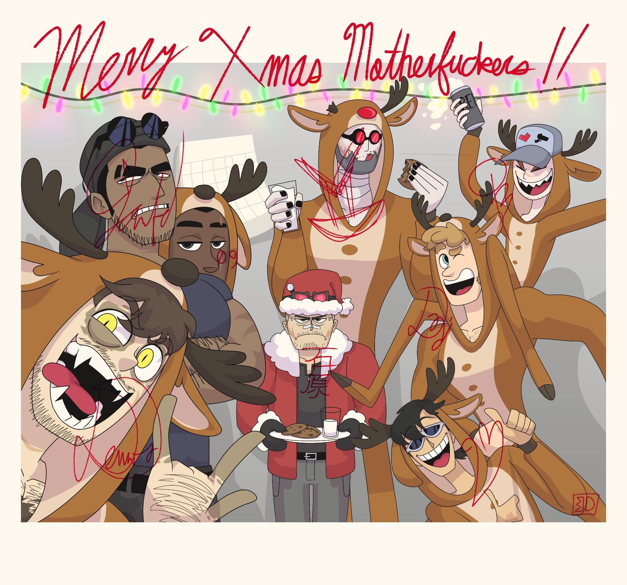 S.Q.'s Christmas card