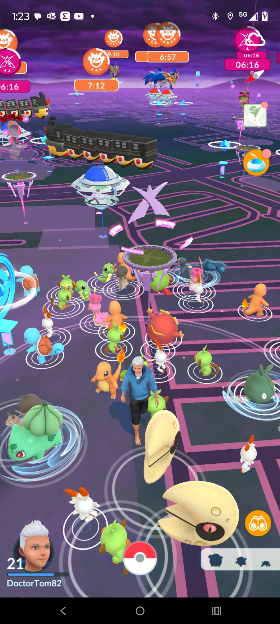 Pic of Pokemon absolutely overwhelming and area.