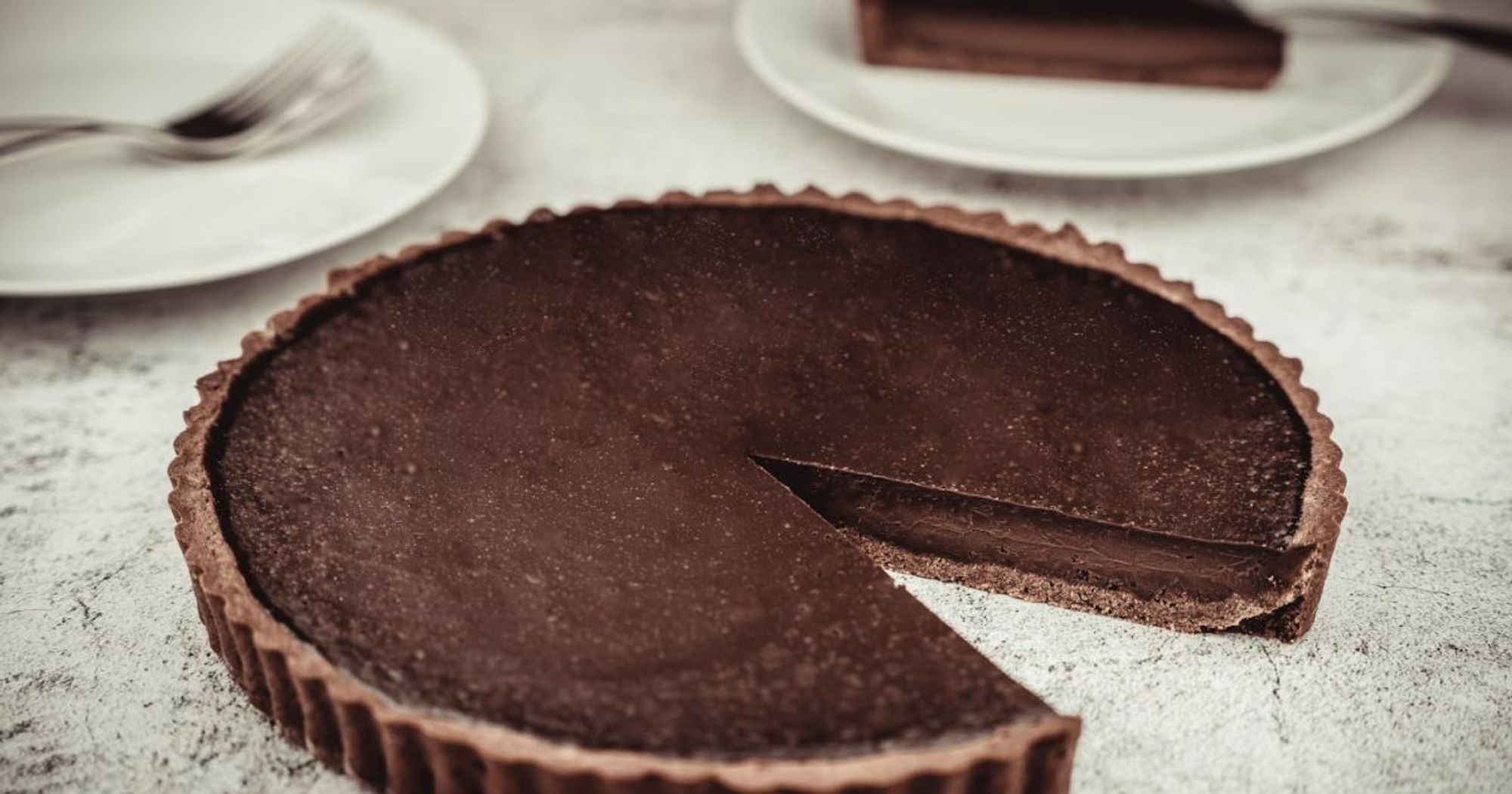 Photo pour la recette Tarte au chocolat Paléo