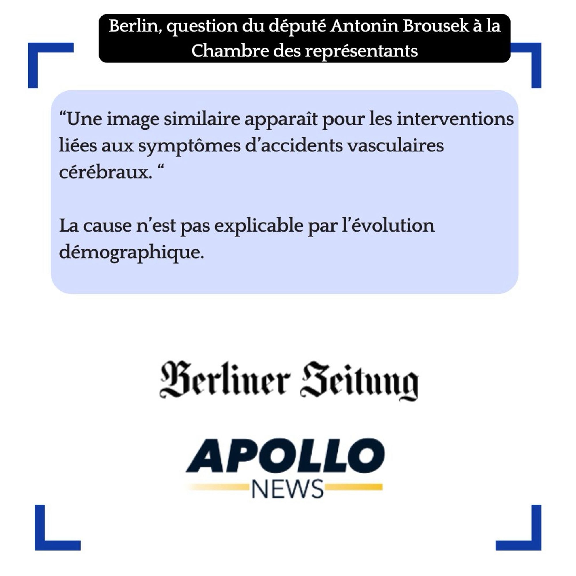 Une image similaire apparaît pour les interventions liées aux symptômes d’accident vasculaires cérébraux. La cause n’est pas explicable par l’évolution démographique.