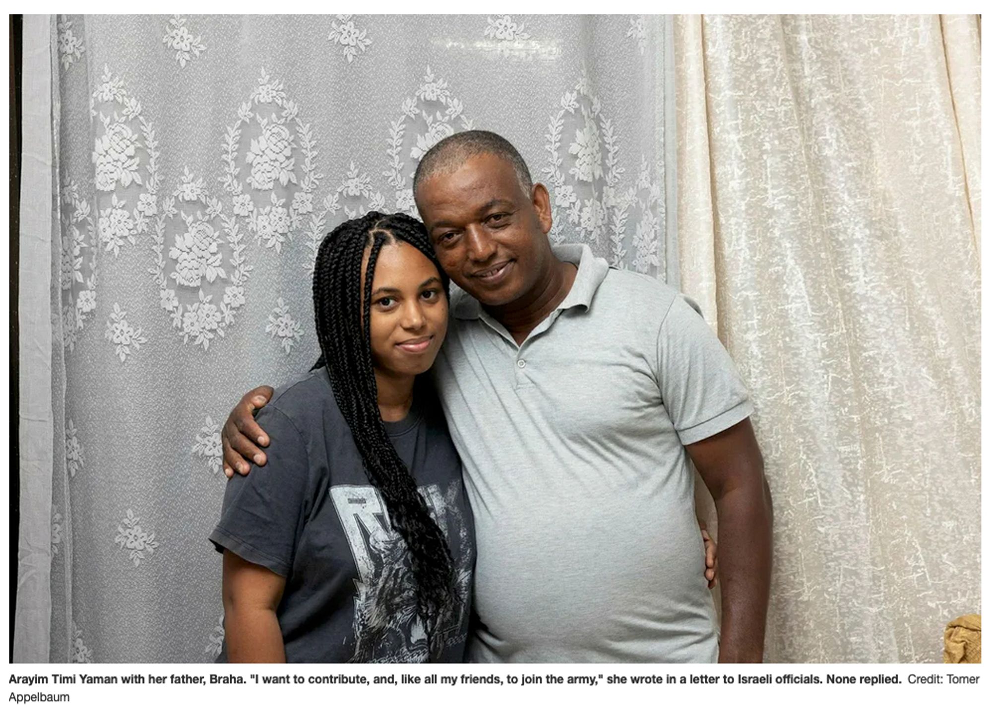 Eritrean asylum seeker in Israel