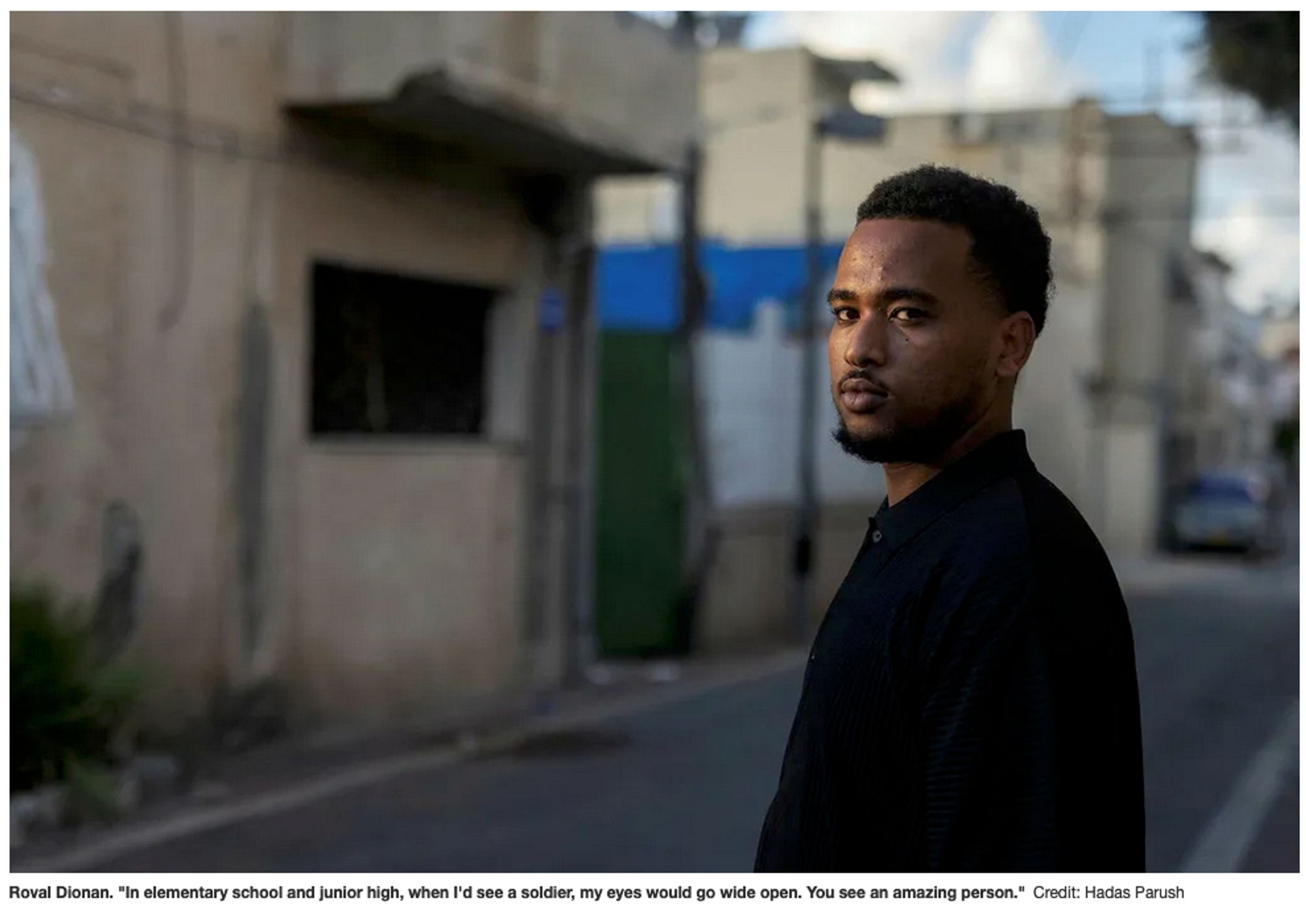 Eritrean asylum seeker in Israel