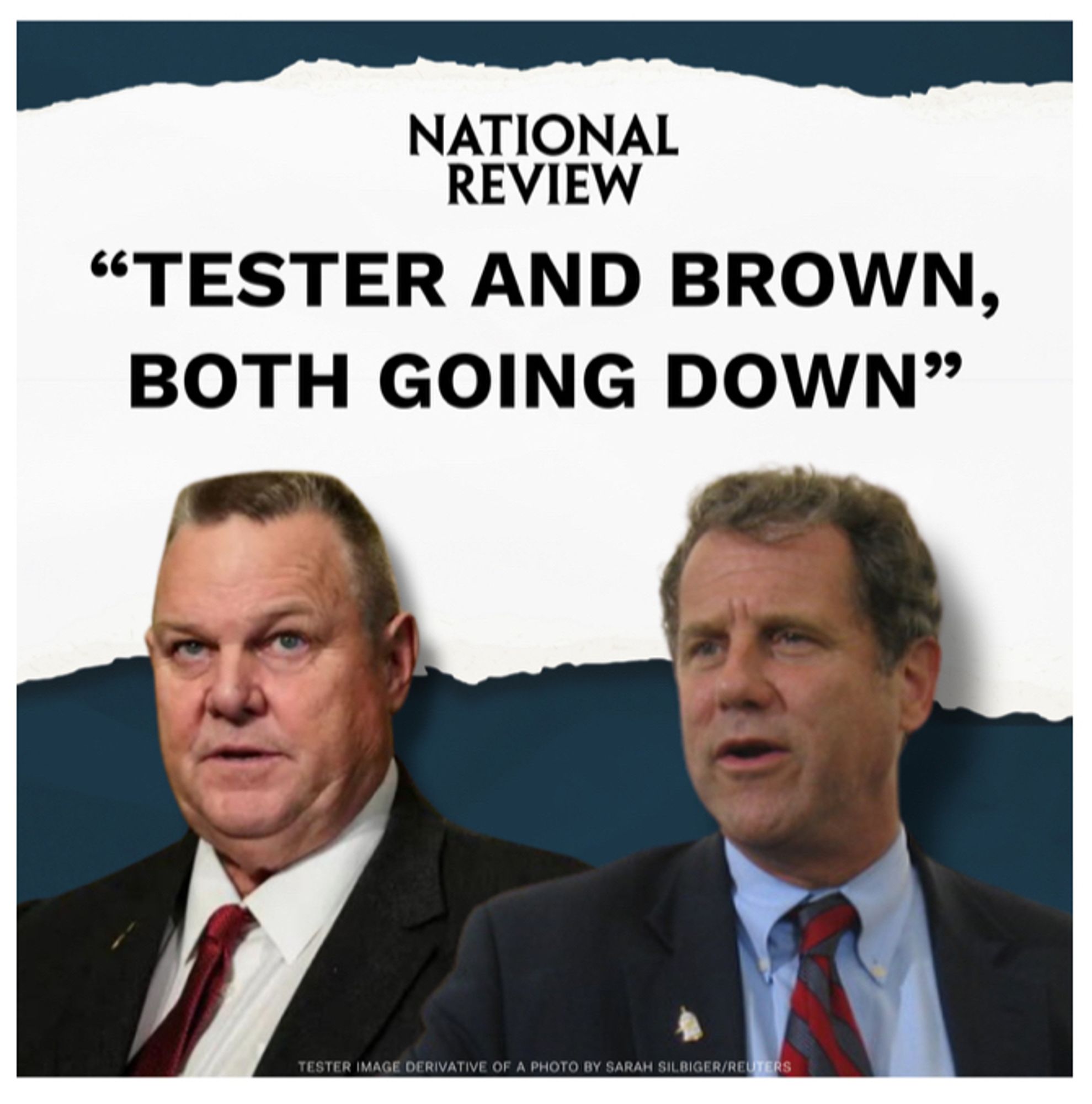 NATIONAL REVIEW
"TESTER AND BROWN, BOTH GOING DOWN"