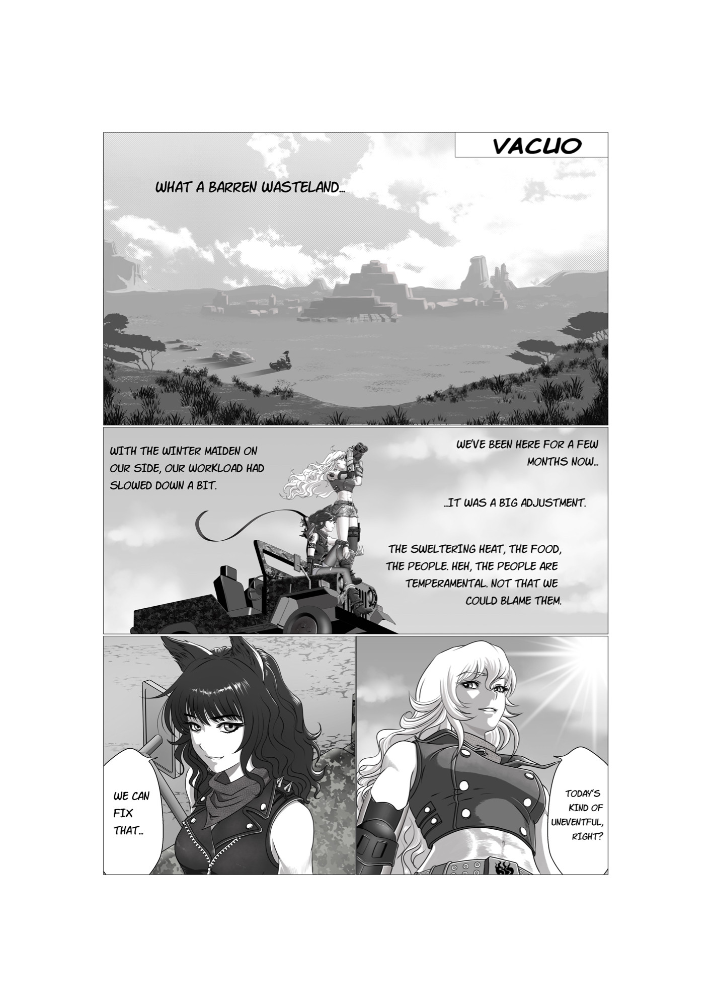 Bumbleby anniversary manga page