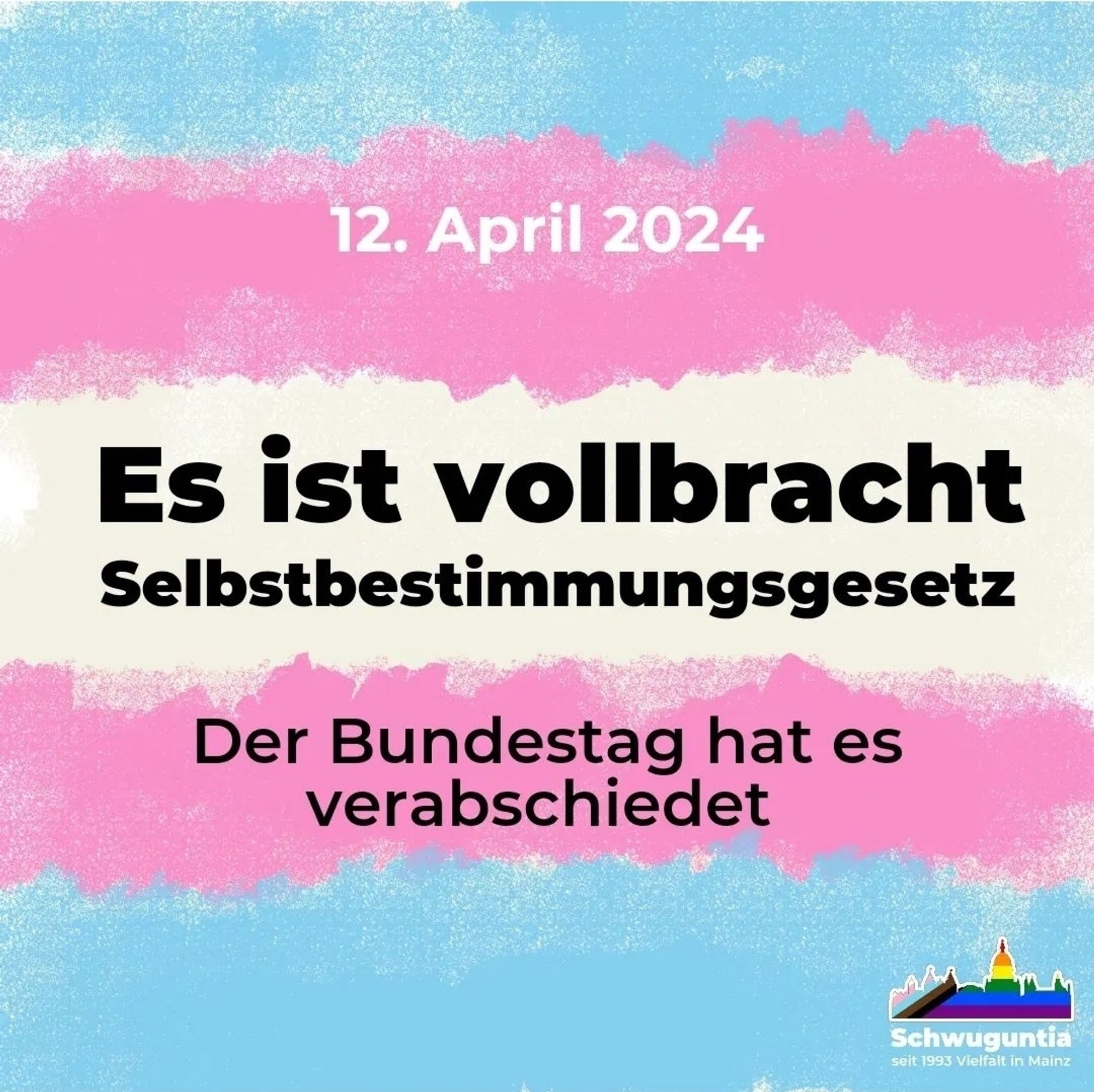 Es ist vollbracht, das Selbstbestimmungs-Gesetz ist endlich vom Bundestag verabschiedet!