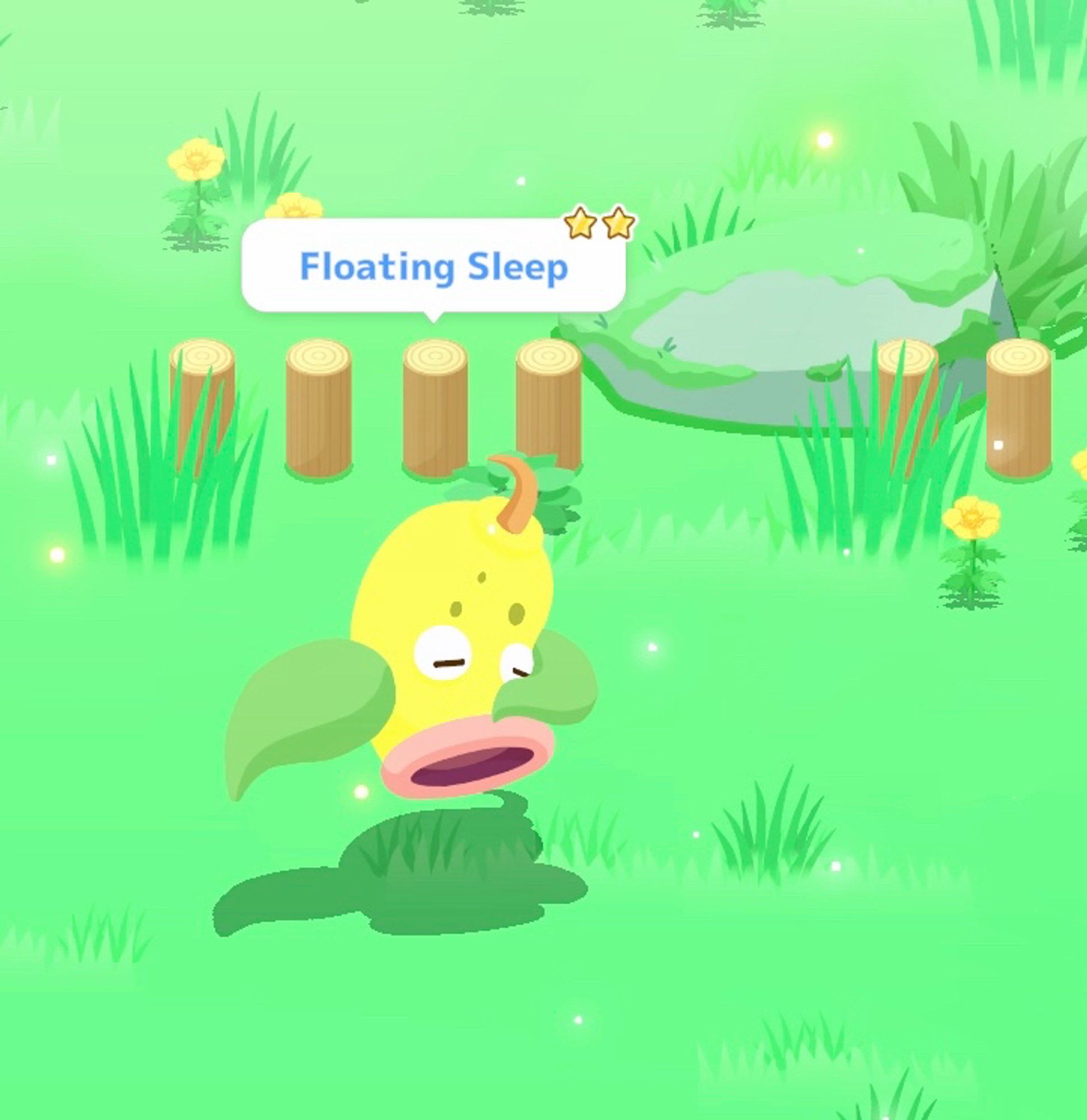 Sleepy weepinbell rubbing eye