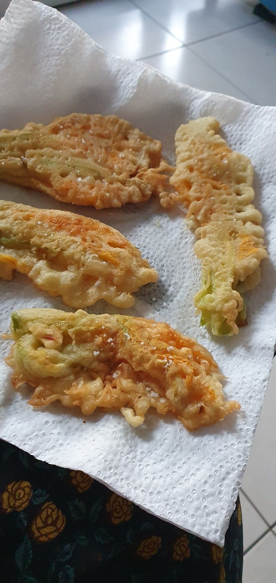 Beignets de fleurs de courgette