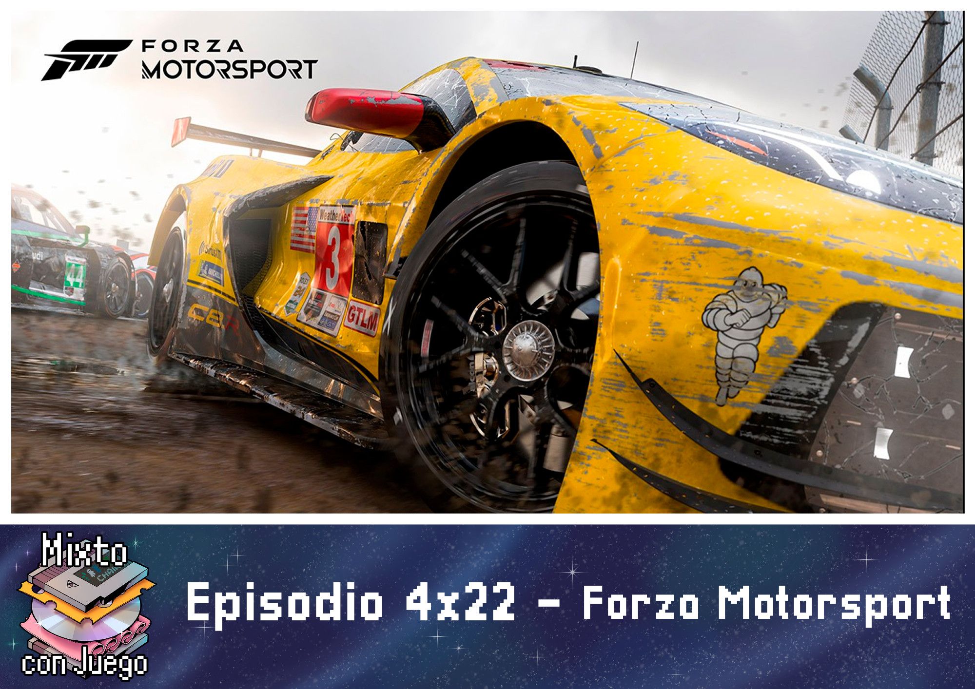 Portada del episodio 22 de la cuarta temporada, con una ilustración de Forza Motorspot.