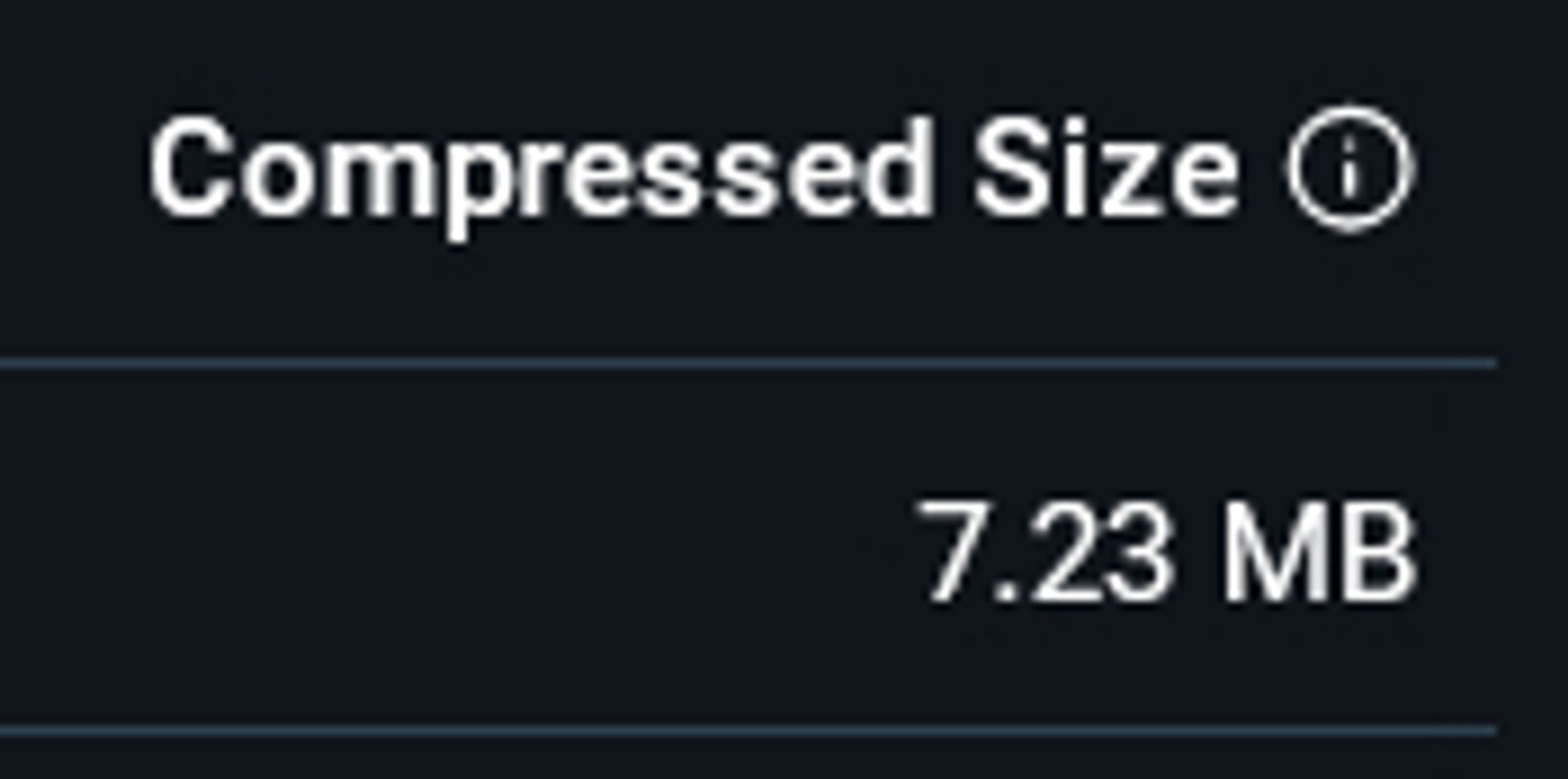 Compressed Size: 7.23 MB (after)