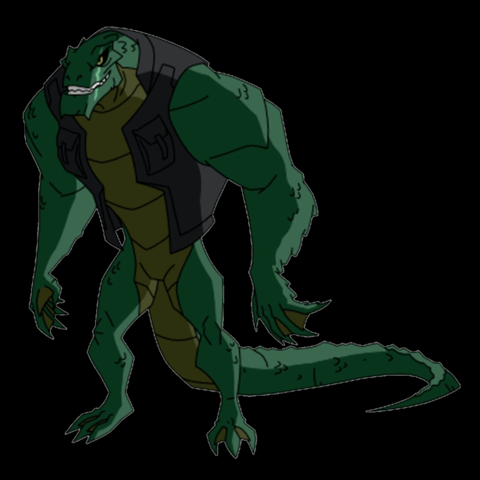 Image of Killer Croc from the 2004 animated series "The Batman"