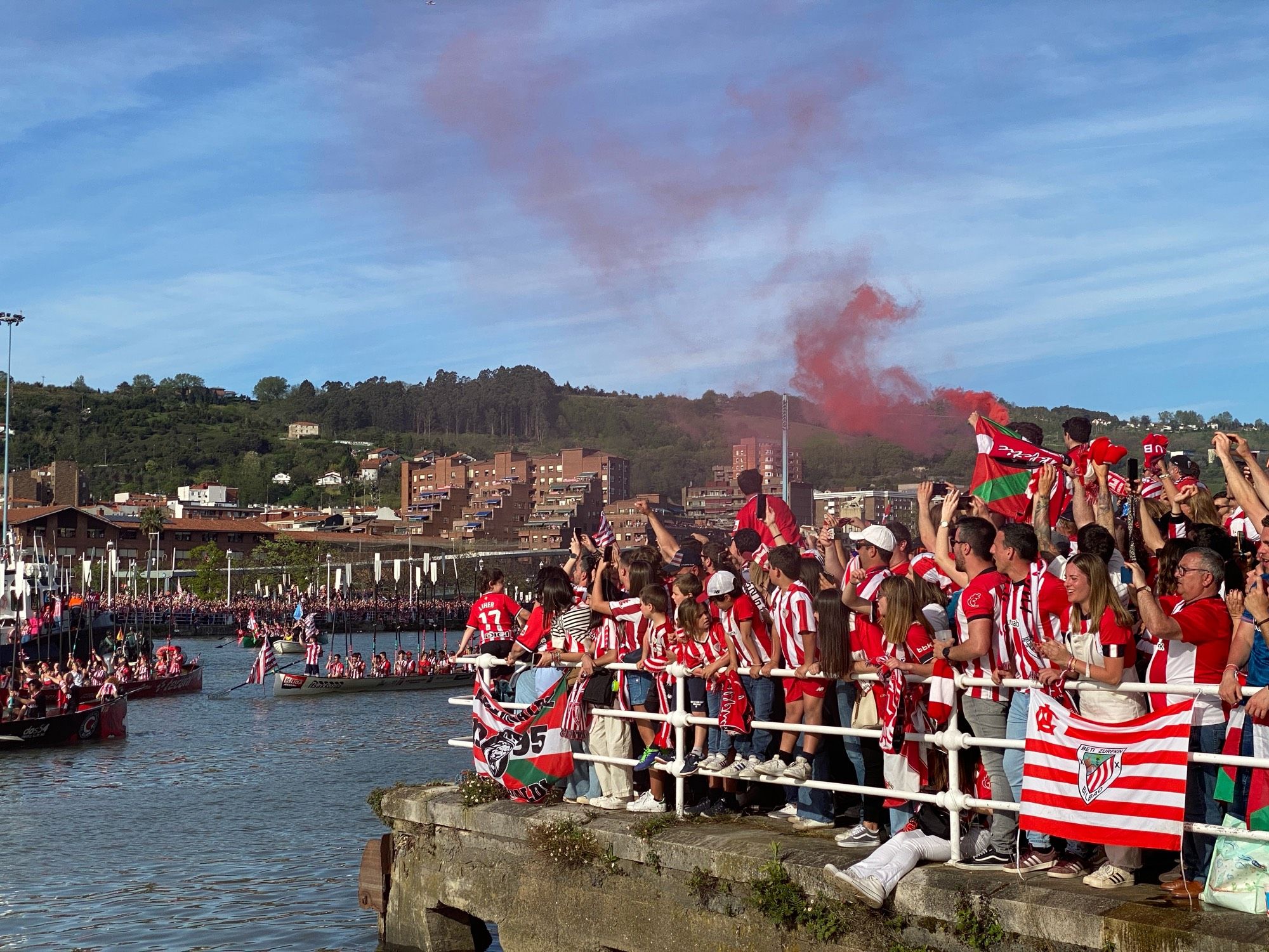 Athletic Club Fans celebrating