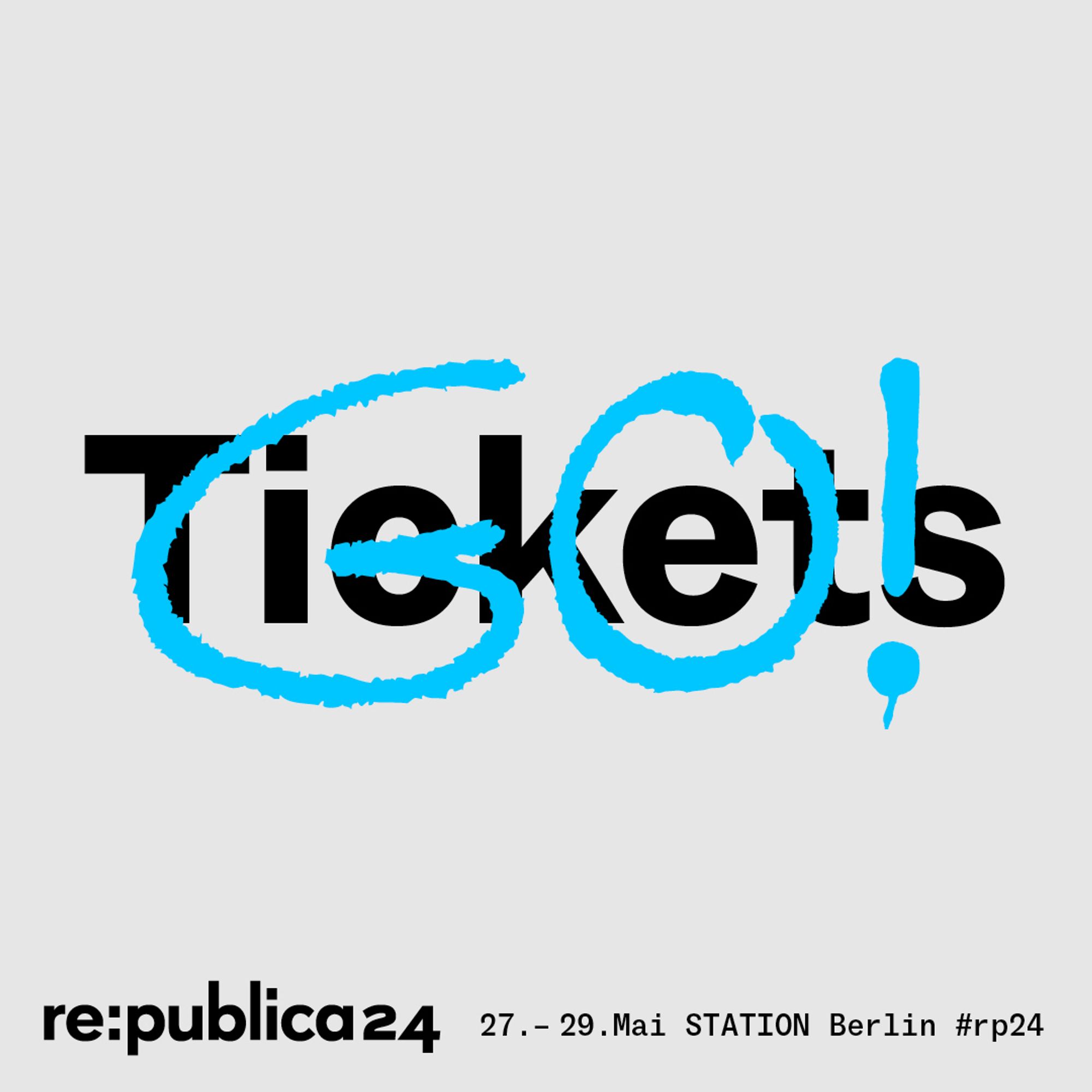 Tickets für die #rp24 – GO! Die re:publica 24 findet von 27.-29. Mai 2024 in der STATION Berlin statt.