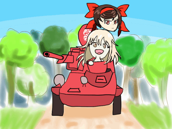 girls und panzer ribbon warrior animated like the outro’s