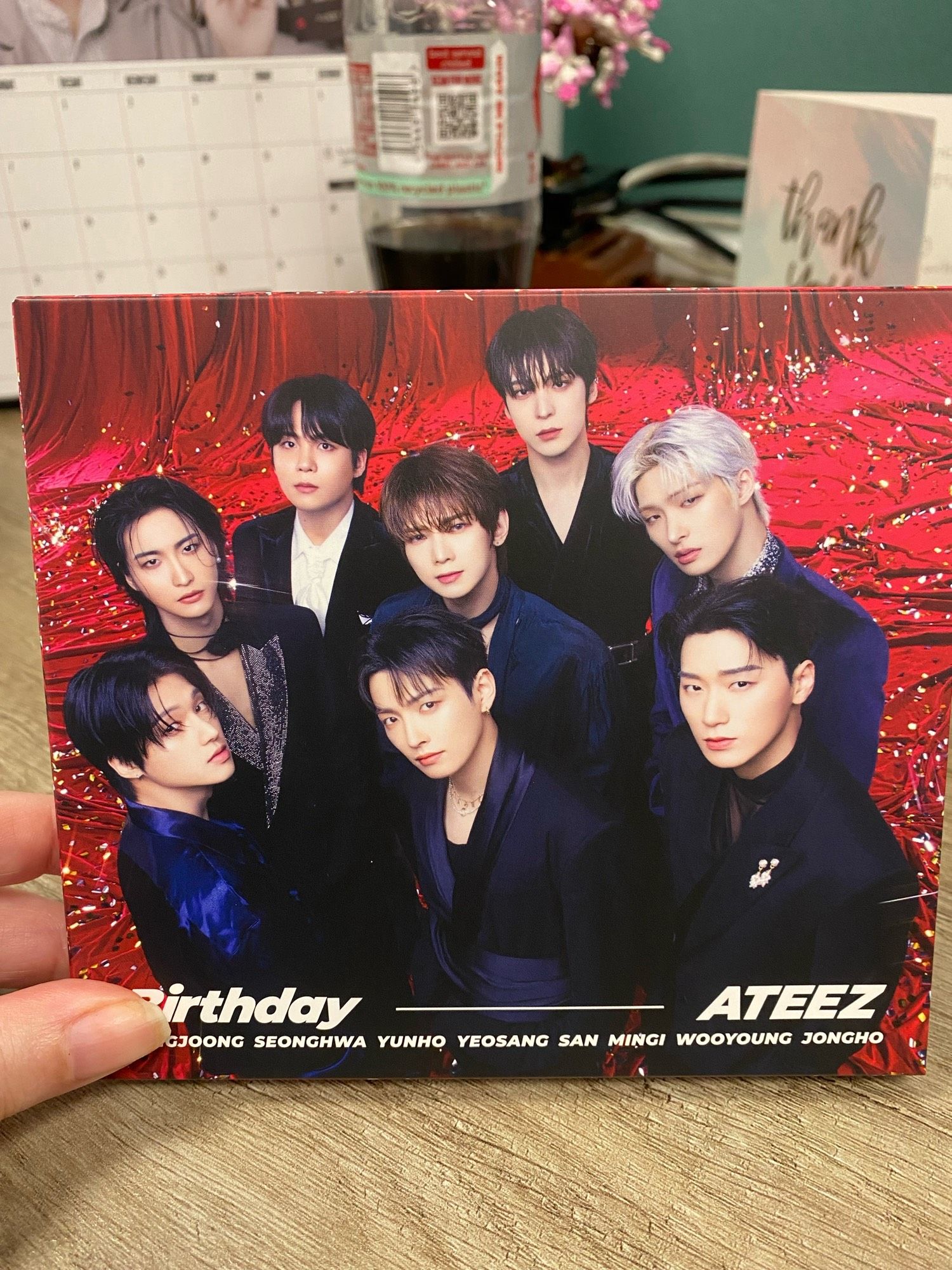 The new Ateez Japanese album Birthday