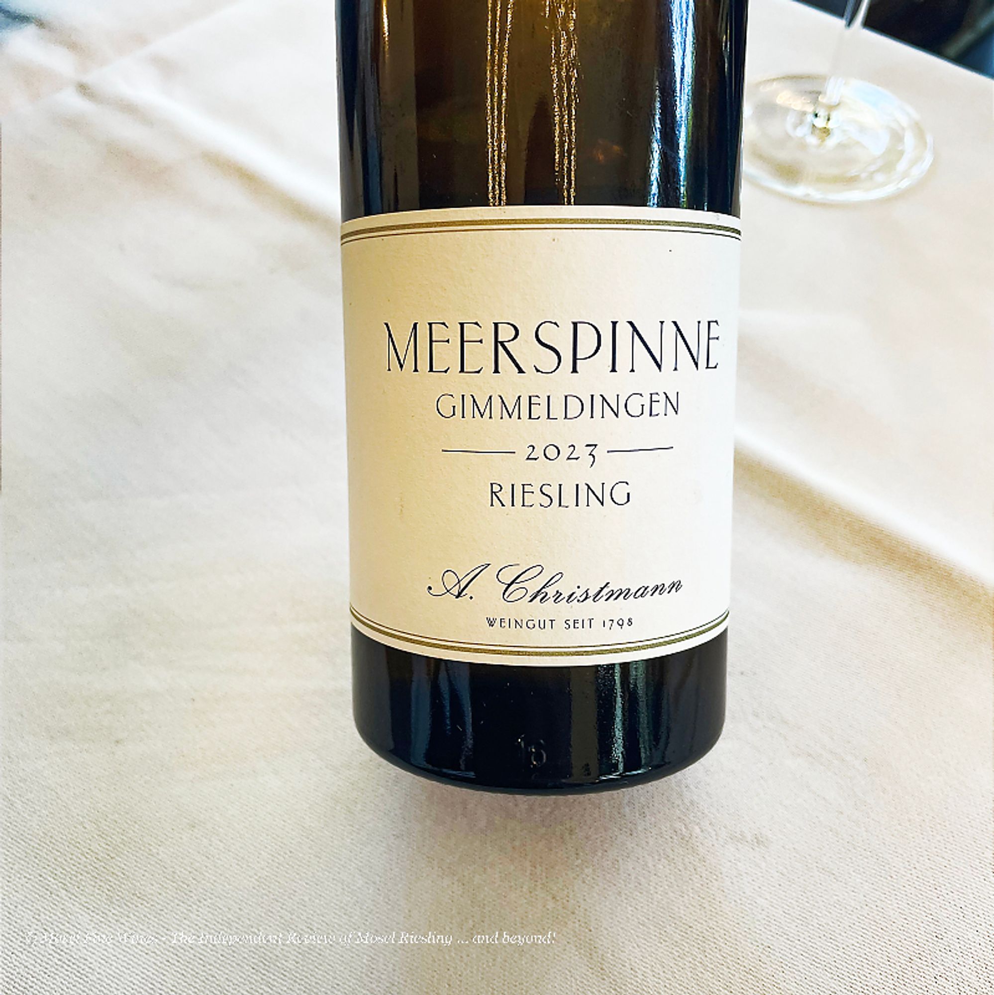 2023
Meerspinne
Christmann
dry German Riesling
Issue 72