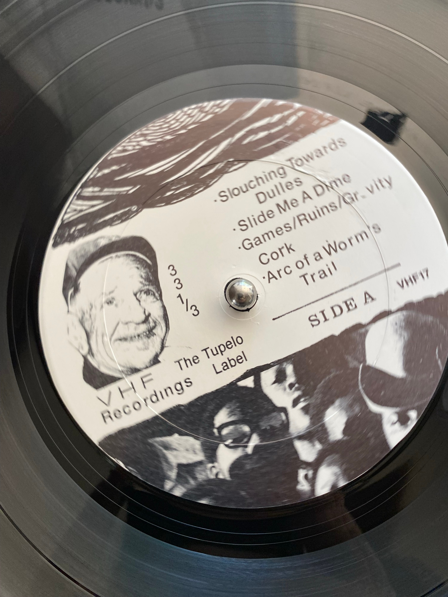Lp label art of a collage