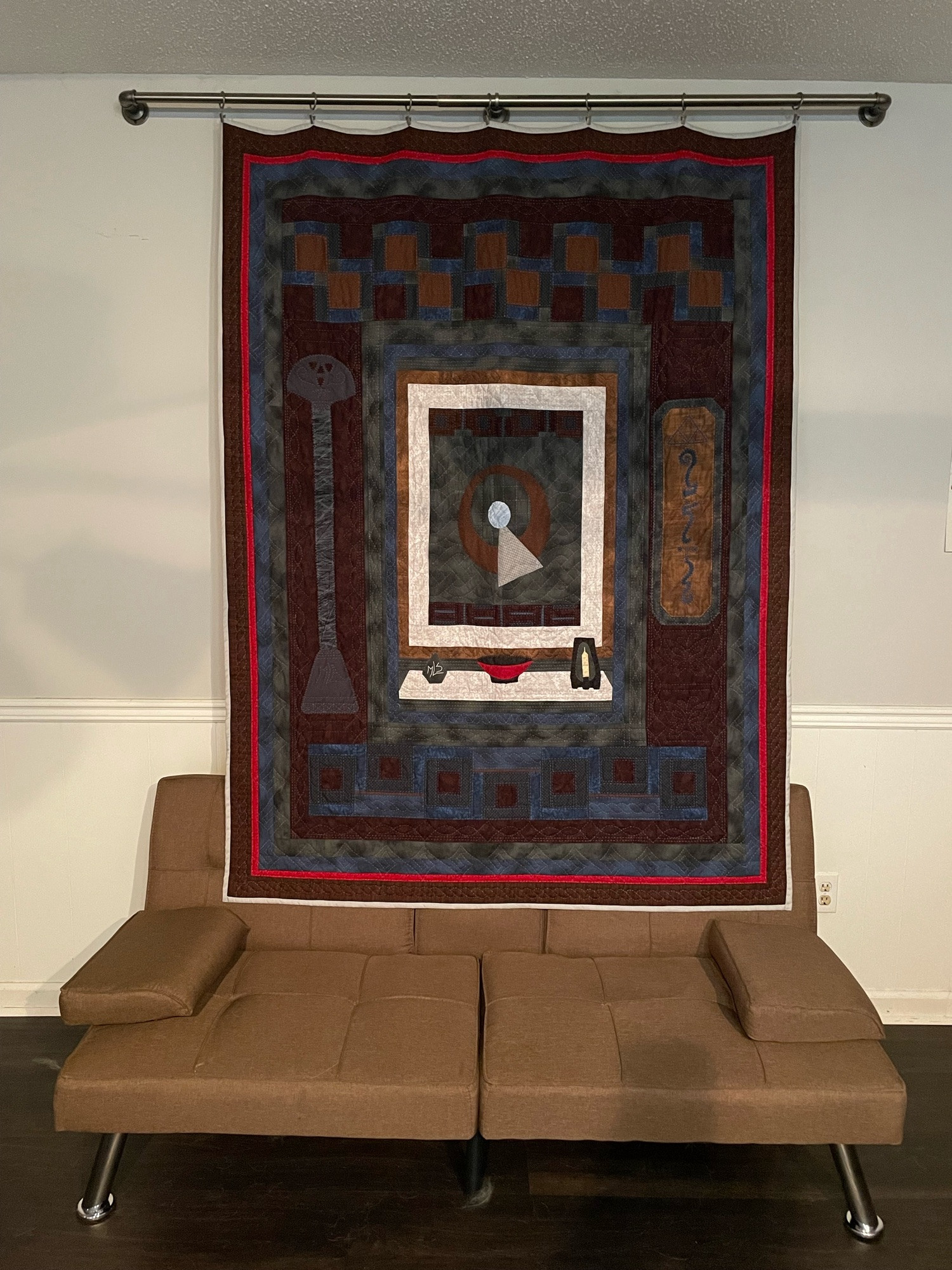 Vulcan Tapestry quilt