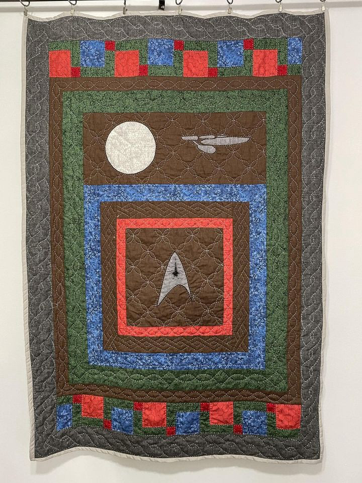 Star Trek baby quilt