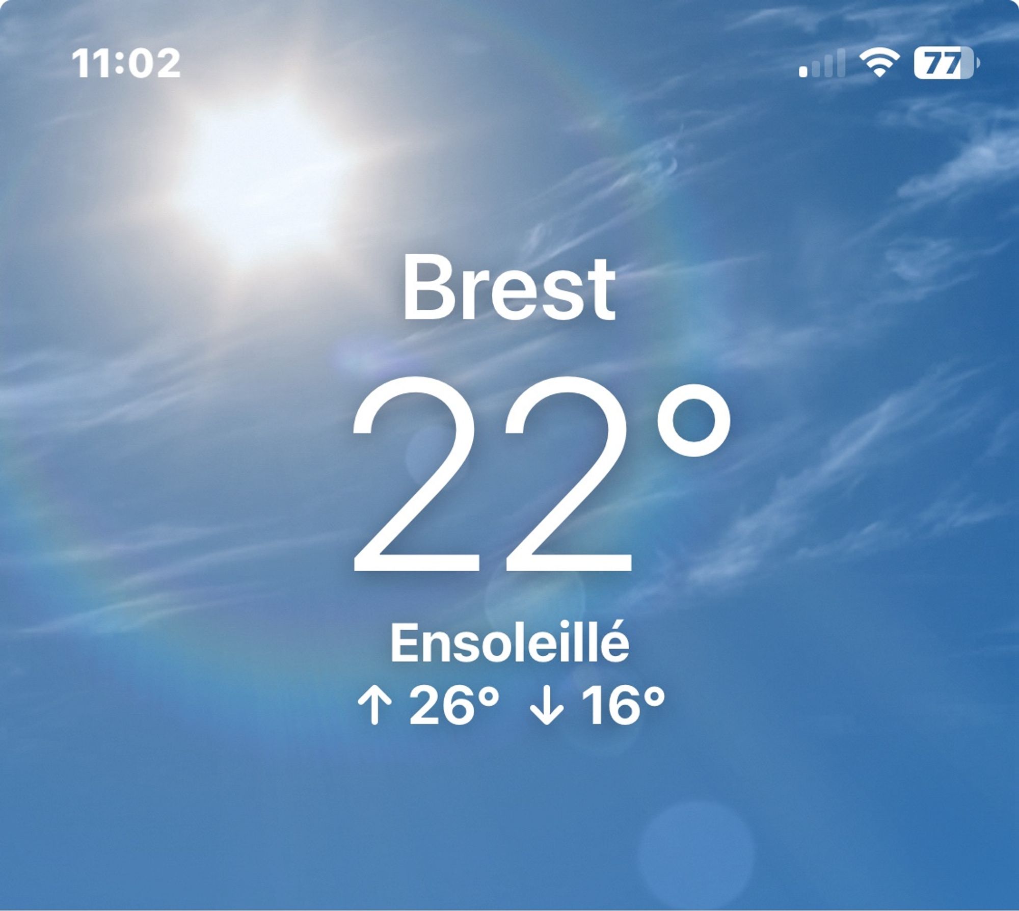 Brest 
22°