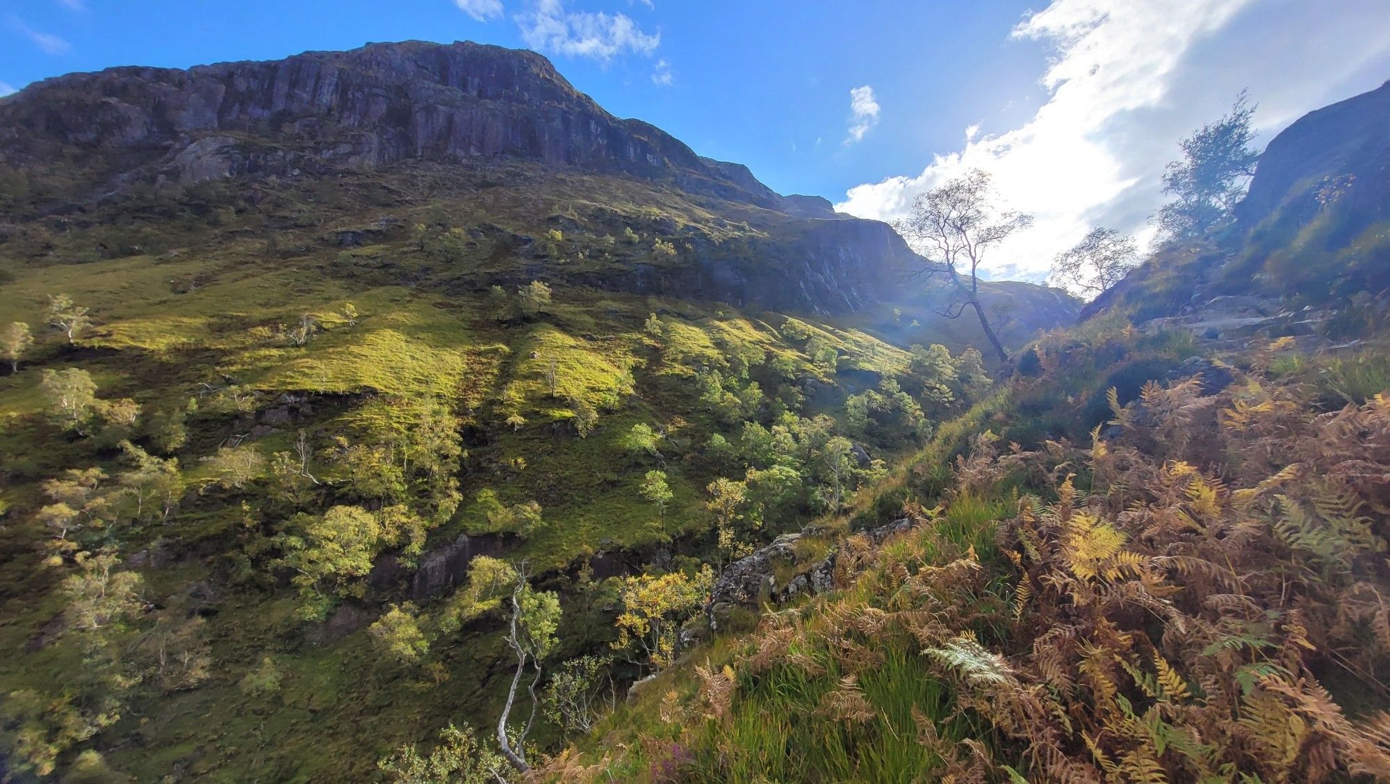 Glen Coe. View from the way to the Hidden Valley.