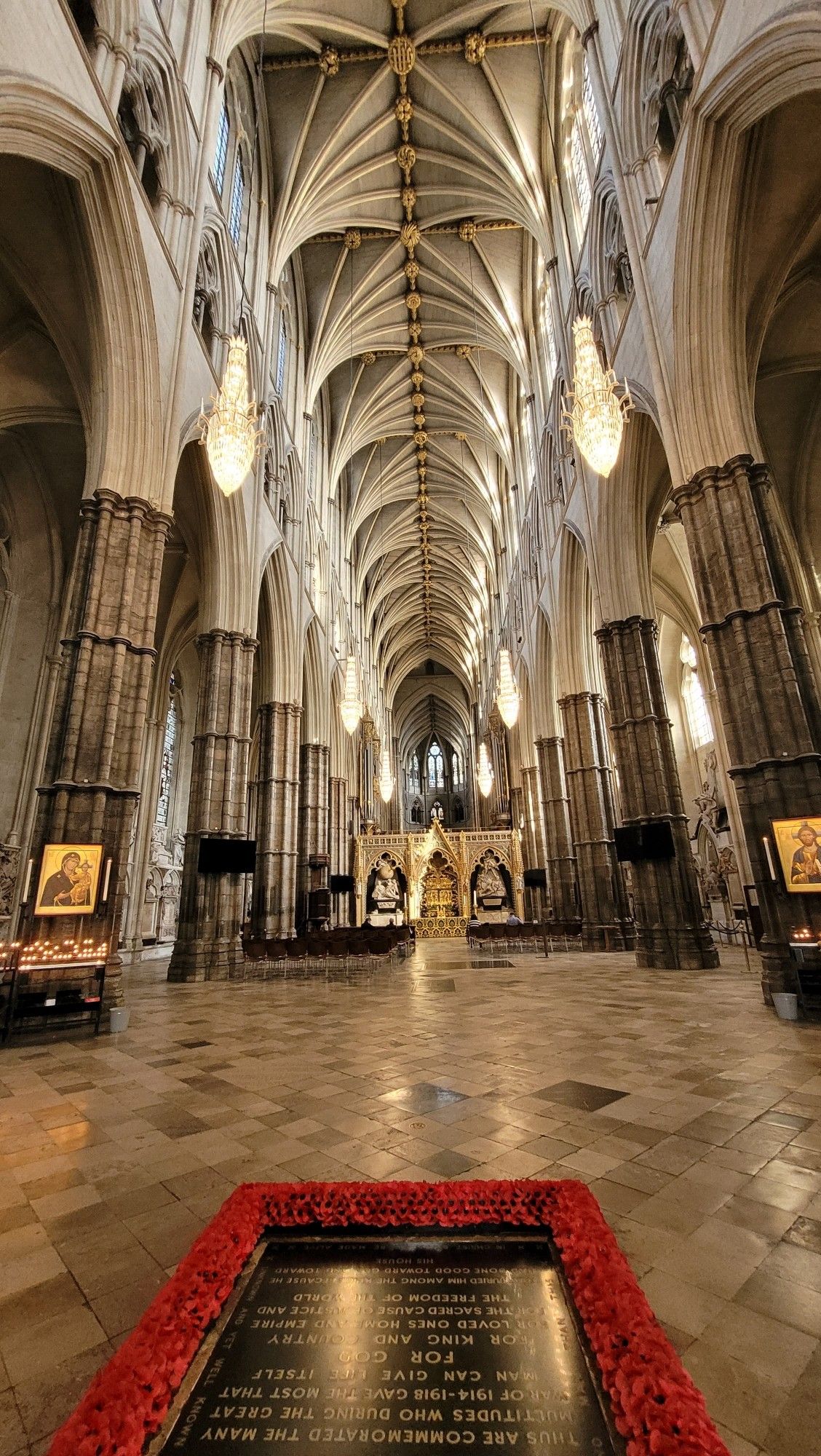 Inside Westminster Abbey