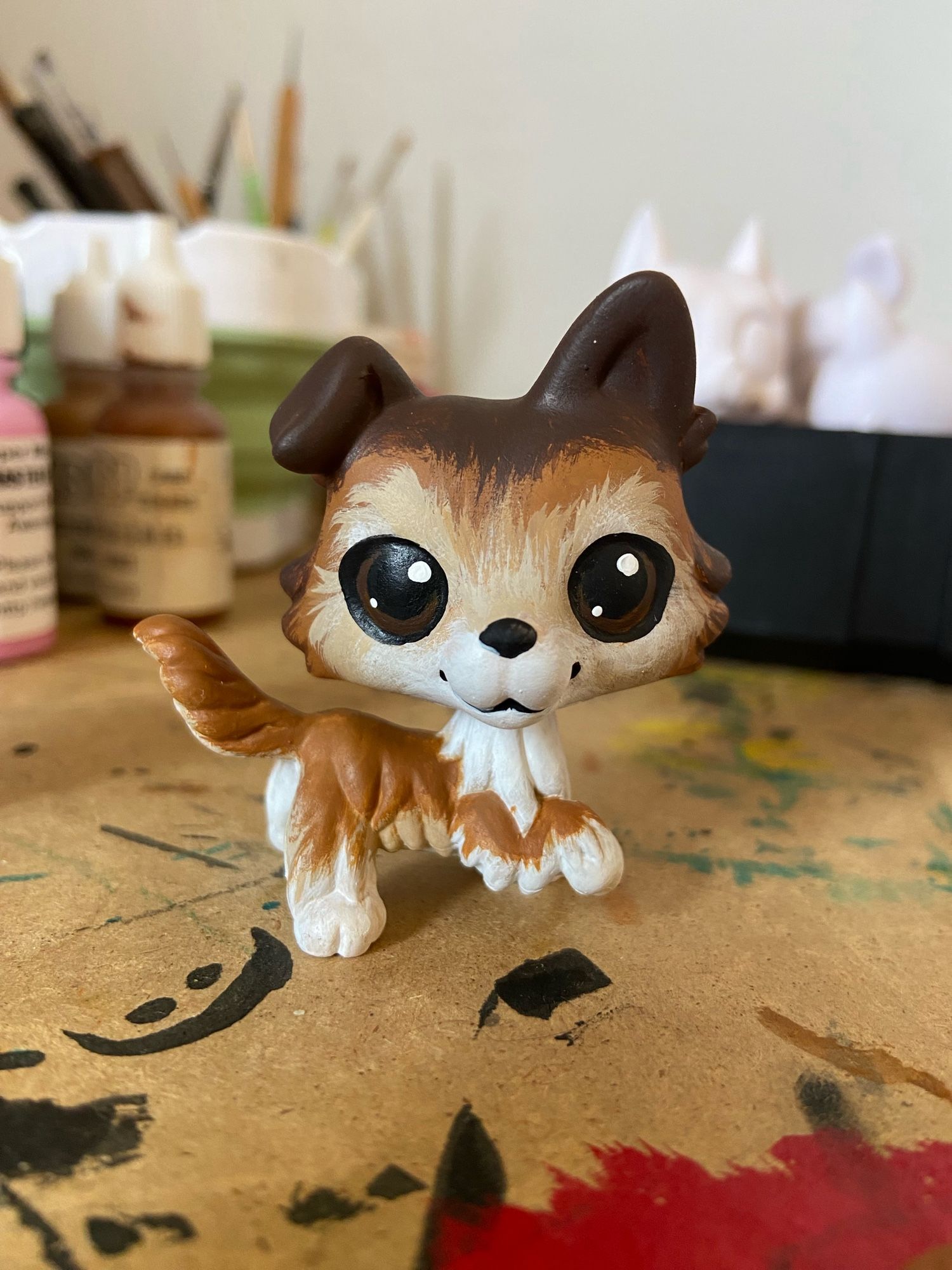 Custom Collie dog LPS