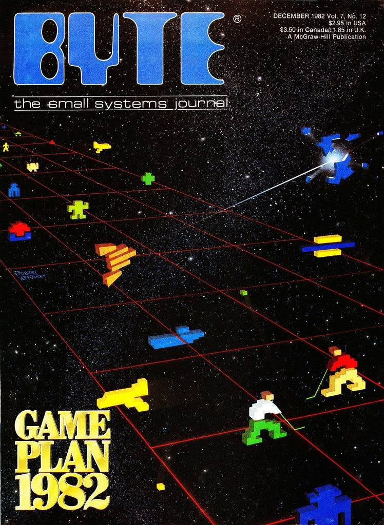 BYTE Magazine Cover "Game Plan 1982" published in December 1982