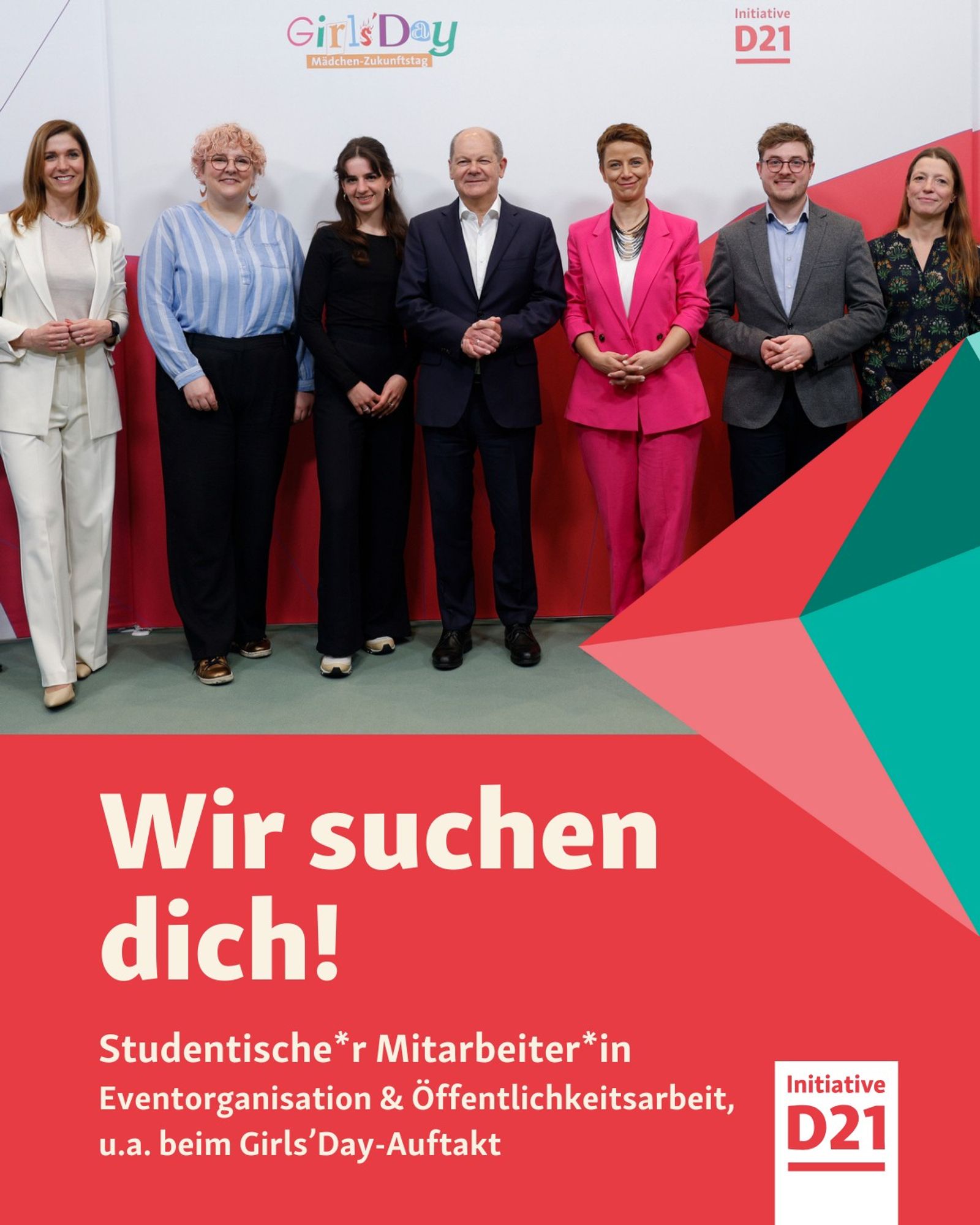 Wir suchen dich: Studentische*r Mitarbeiter*in Eventorganisation & Öffentlichkeitsarbeit, u.a. beim Girls’Day-Auftakt