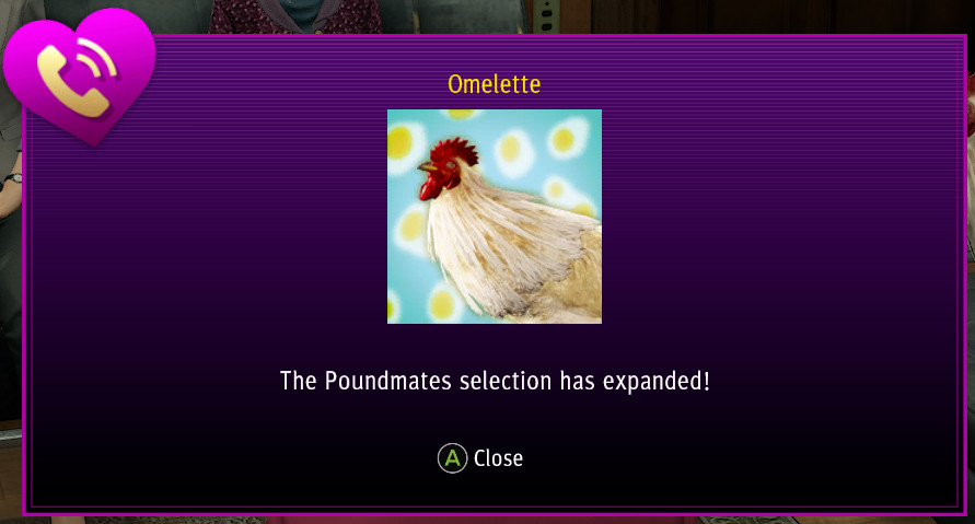 Omelette

(Photo of a chicken)

The Poundmates selection has expanded!