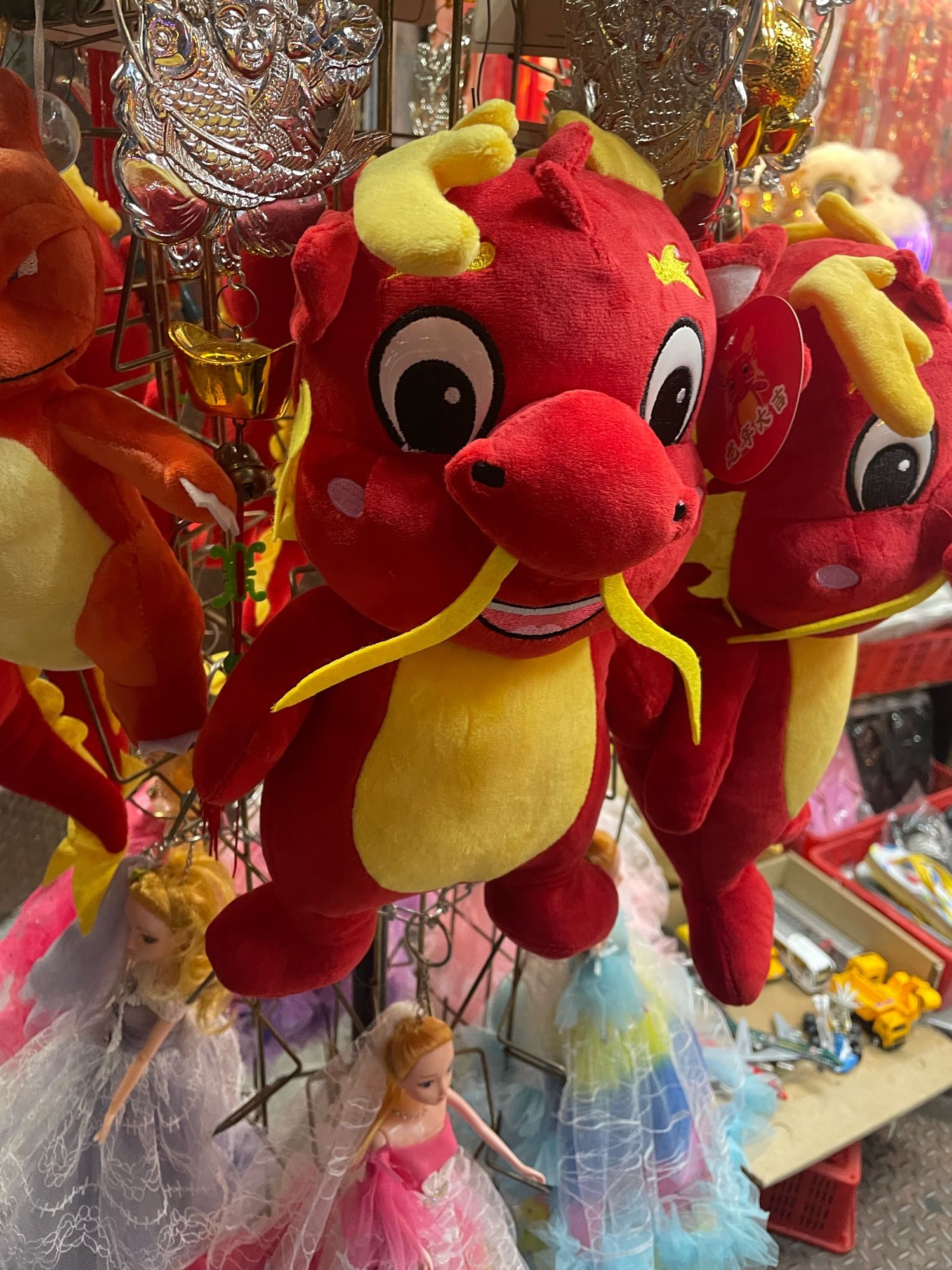 Chinese dragon plush