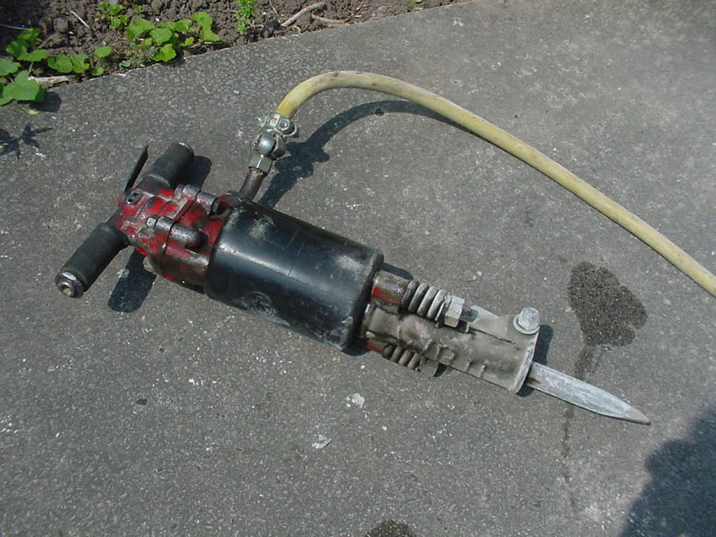 a jackhammer