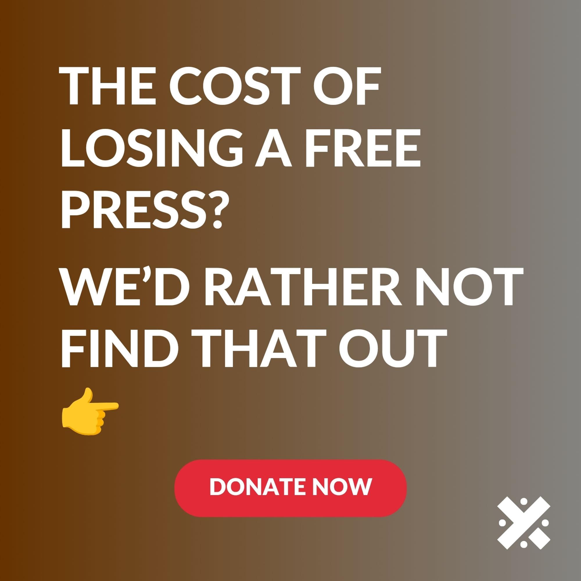 The cost of losing a free press? We'd rather not find that out 👉🏽 

Donate to The Xylom now: