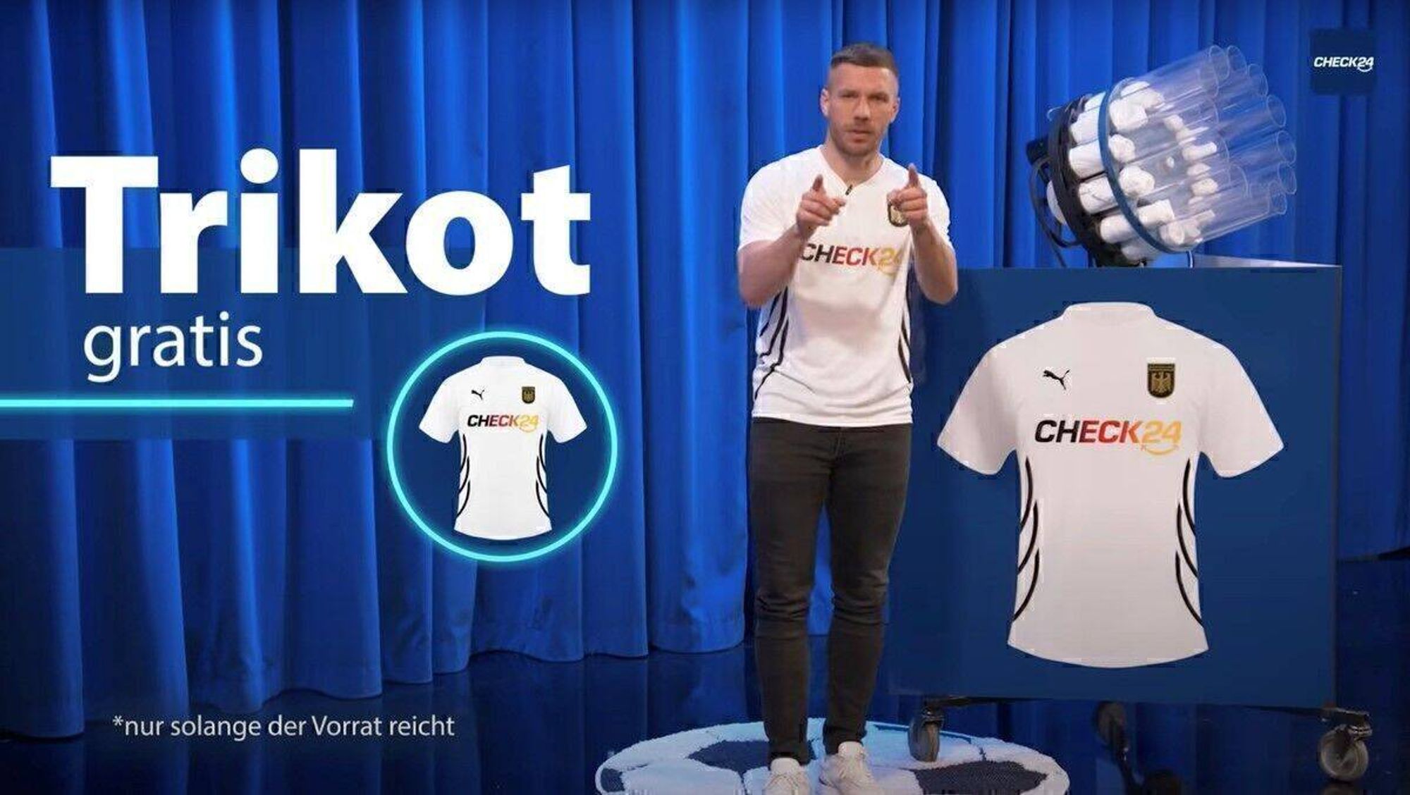 Titan of Industry and working-class hero Lukas Podolski, scamming millions of German idiots