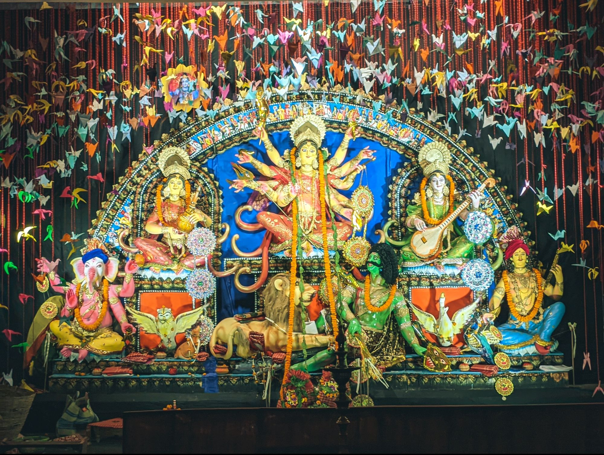 Durga idol of Bagnan Yuva Sangha