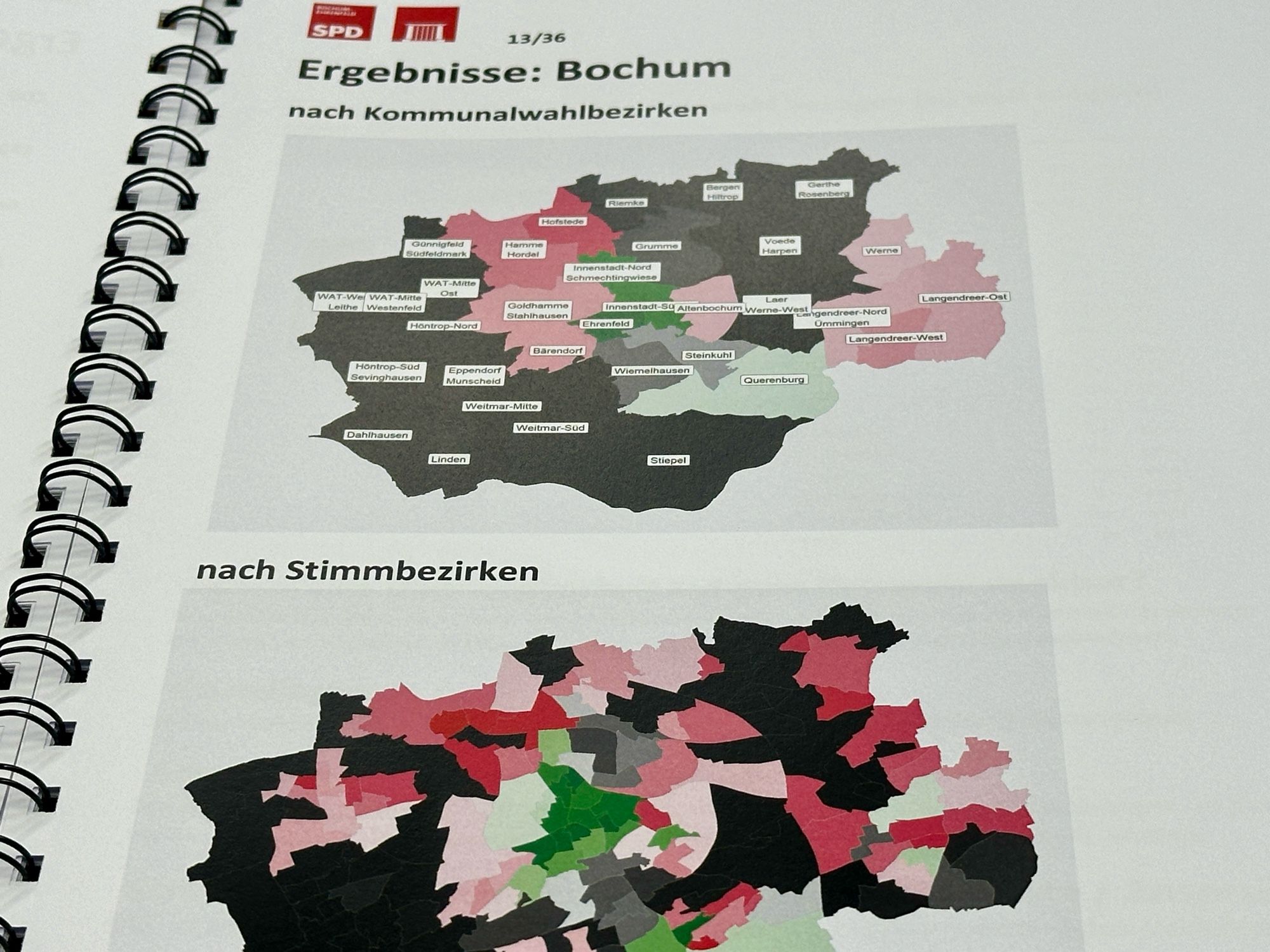 Auszug aus der Wahlanalyse der SPD Bochum-Ehrenfeld