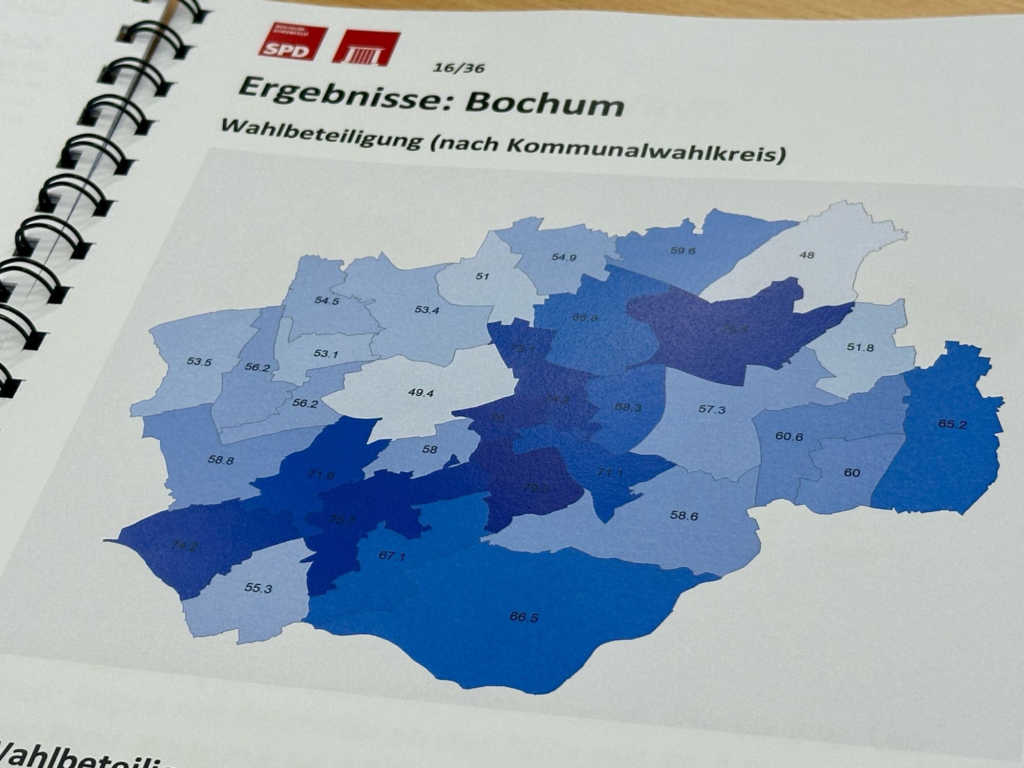 Auszug aus der Wahlanalyse der SPD Bochum-Ehrenfeld