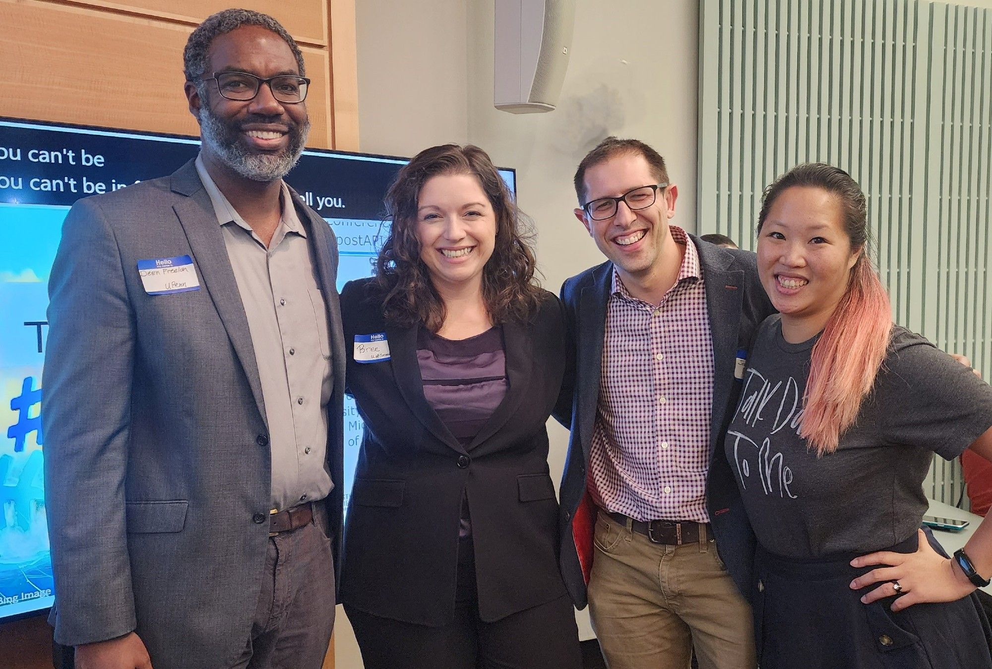 Post-API Conference Organizers Deen Freelon, Bree McEwan, Josh Pasek, and Jo Lukito