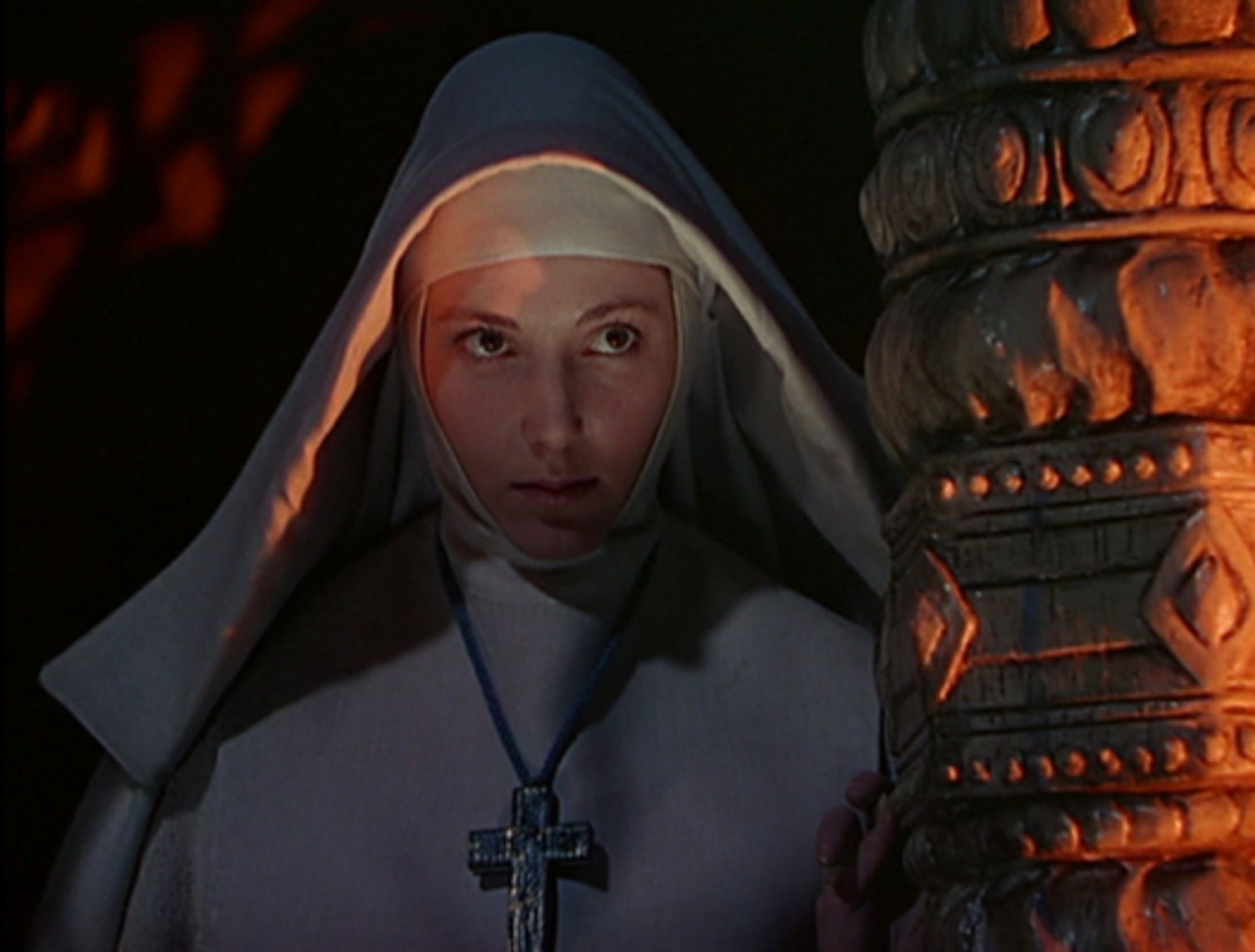 Film still of nun in Black Narcissus