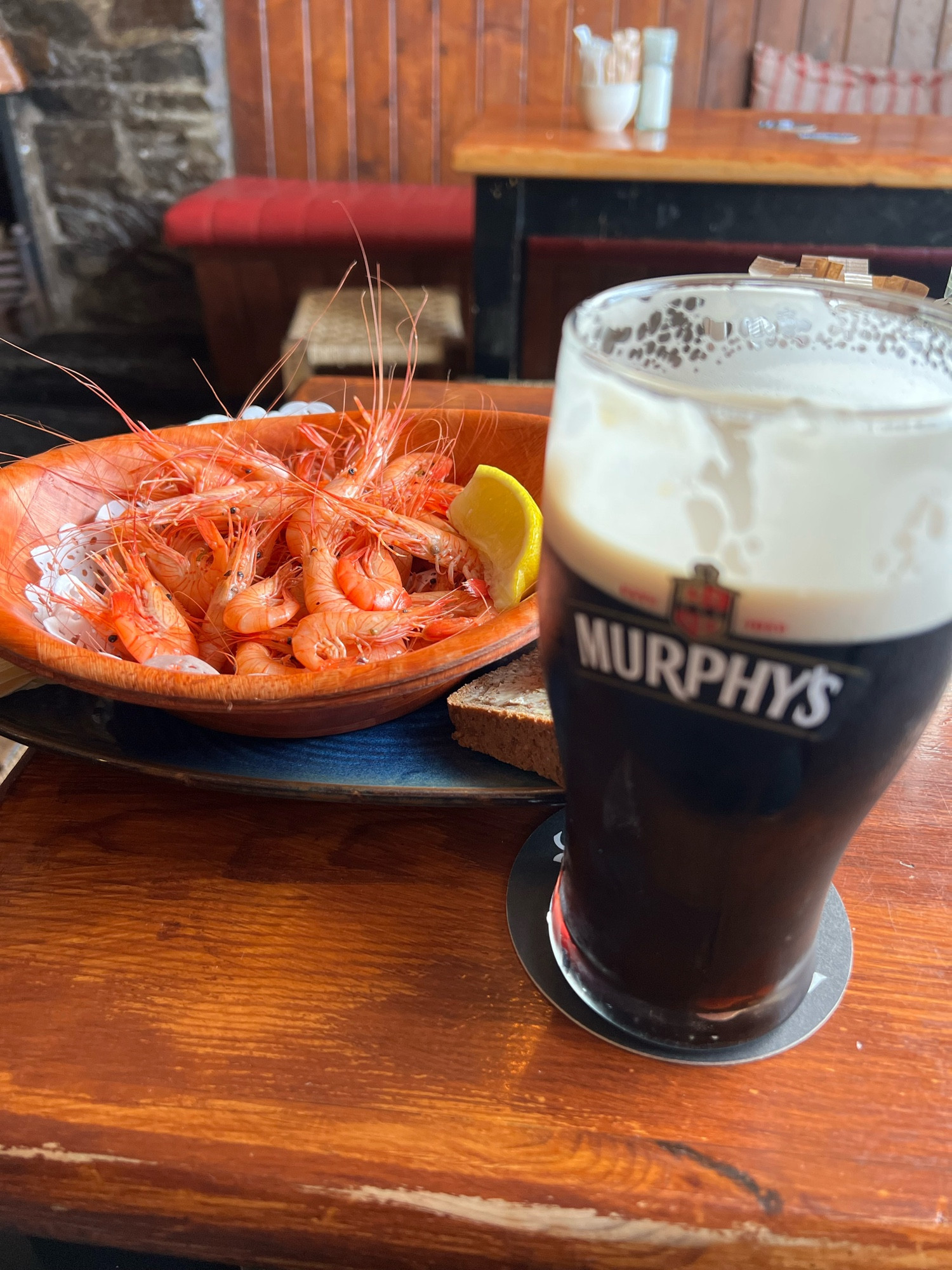 Murphy’s and shrimp