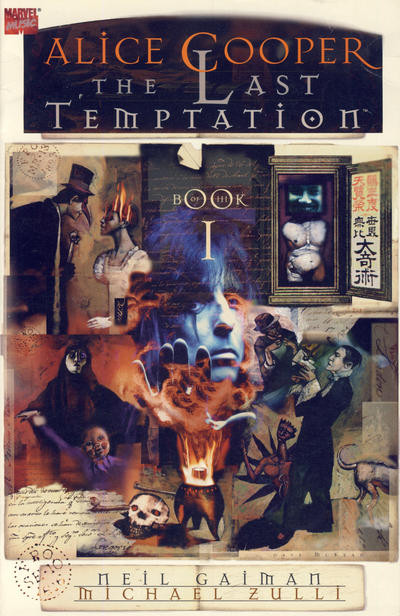 cover to Alice Cooper: The Last Temptation 1: The cover to the Alice Cooper album The Last Temptation, in comic book form.

Neil Gamian and Michael Zulli

Cover by Dave McKean